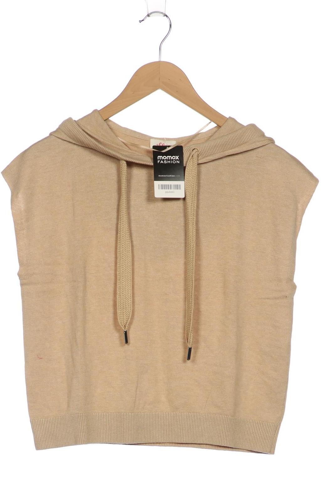 

s.Oliver Damen Kapuzenpullover, beige, Gr. 36