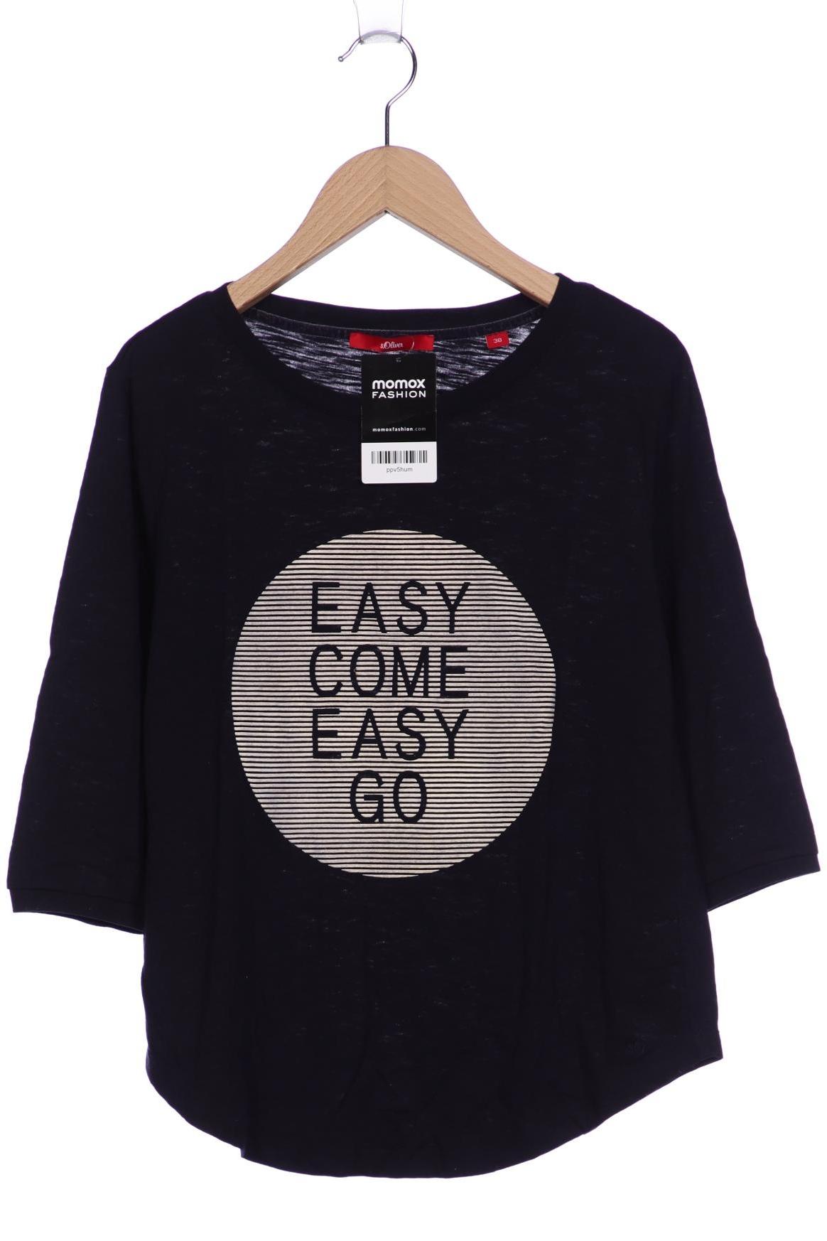 

s.Oliver Damen T-Shirt, marineblau, Gr. 38