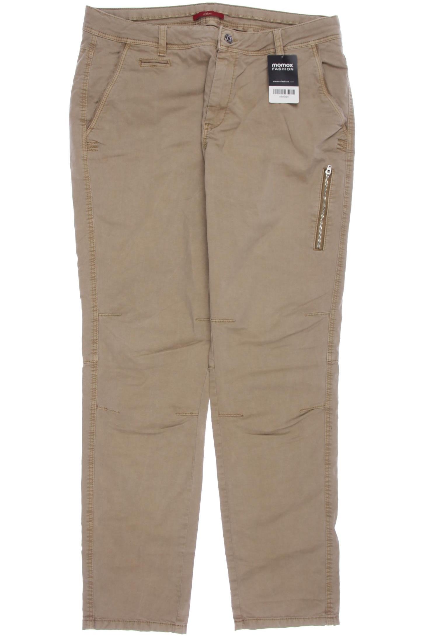 

s.Oliver Damen Stoffhose, beige, Gr. 42