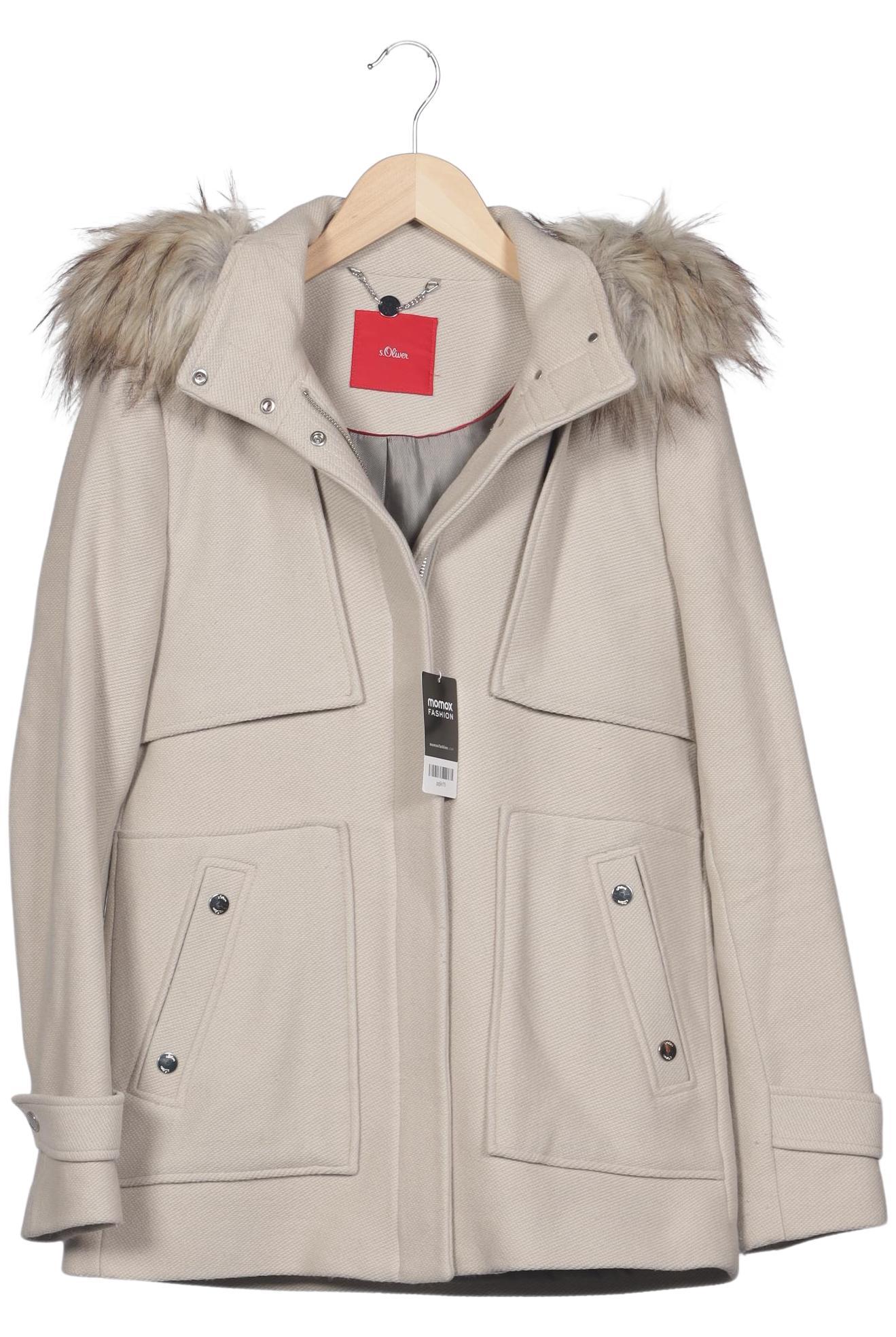 

s.Oliver Damen Mantel, beige, Gr. 38