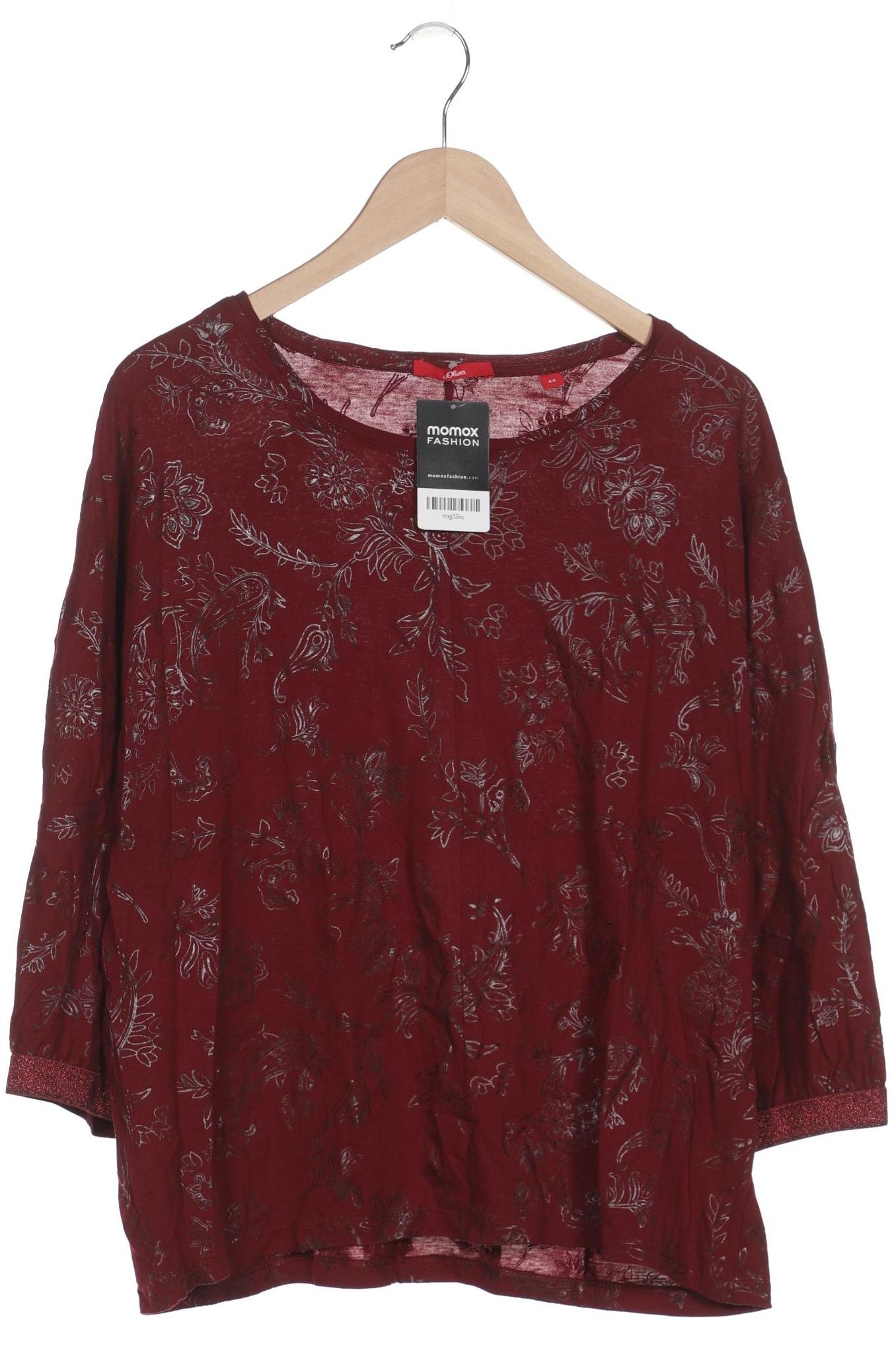 

s.Oliver Damen T-Shirt, bordeaux, Gr. 44