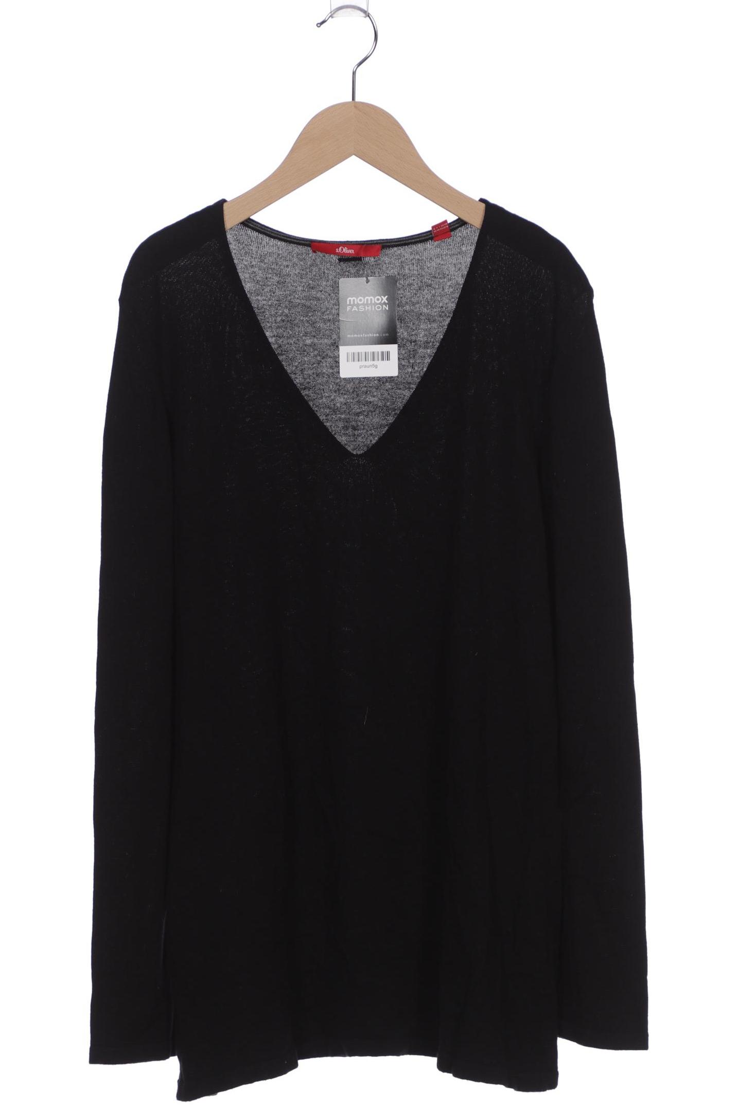 

s.Oliver Damen Pullover, schwarz, Gr. 46