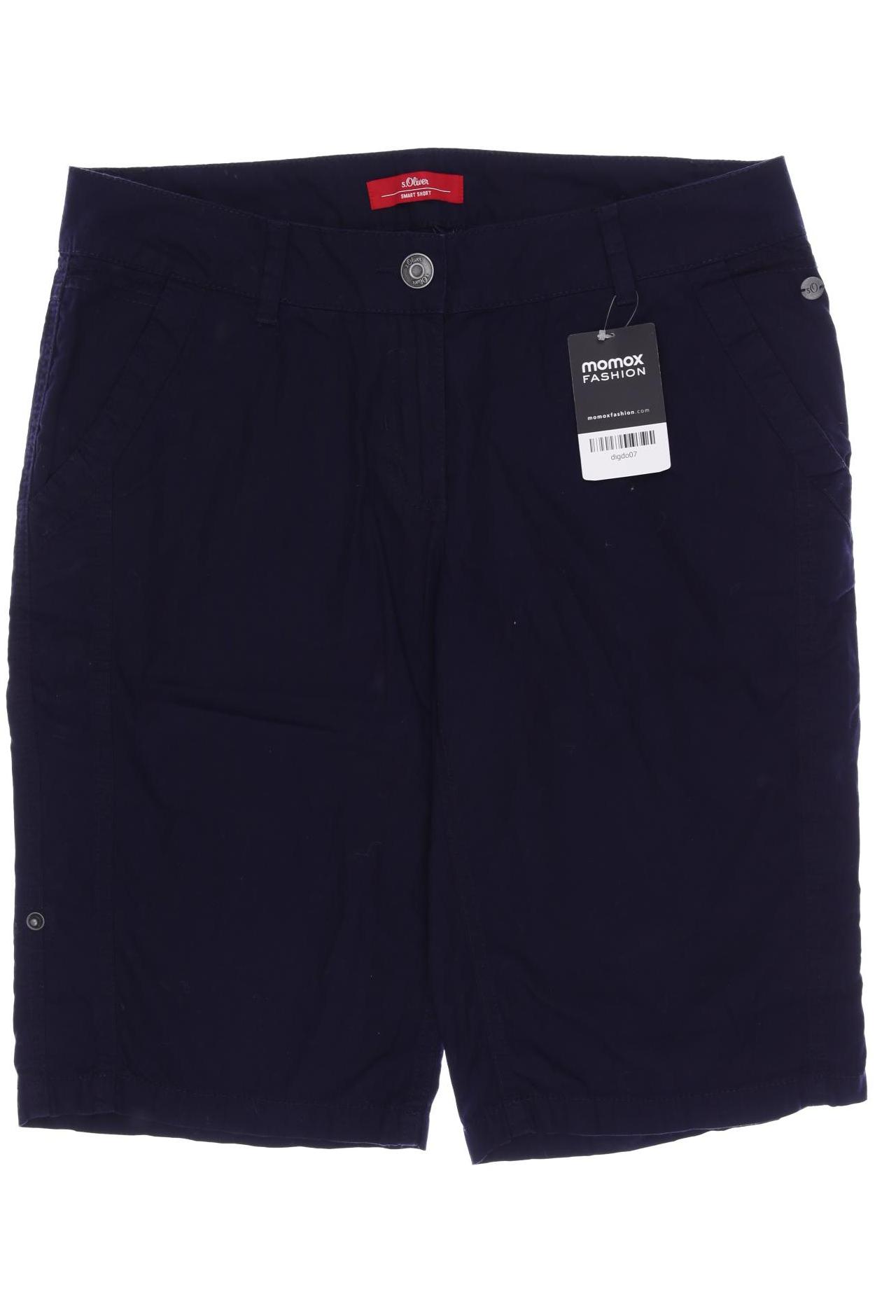 

s.Oliver Damen Shorts, marineblau