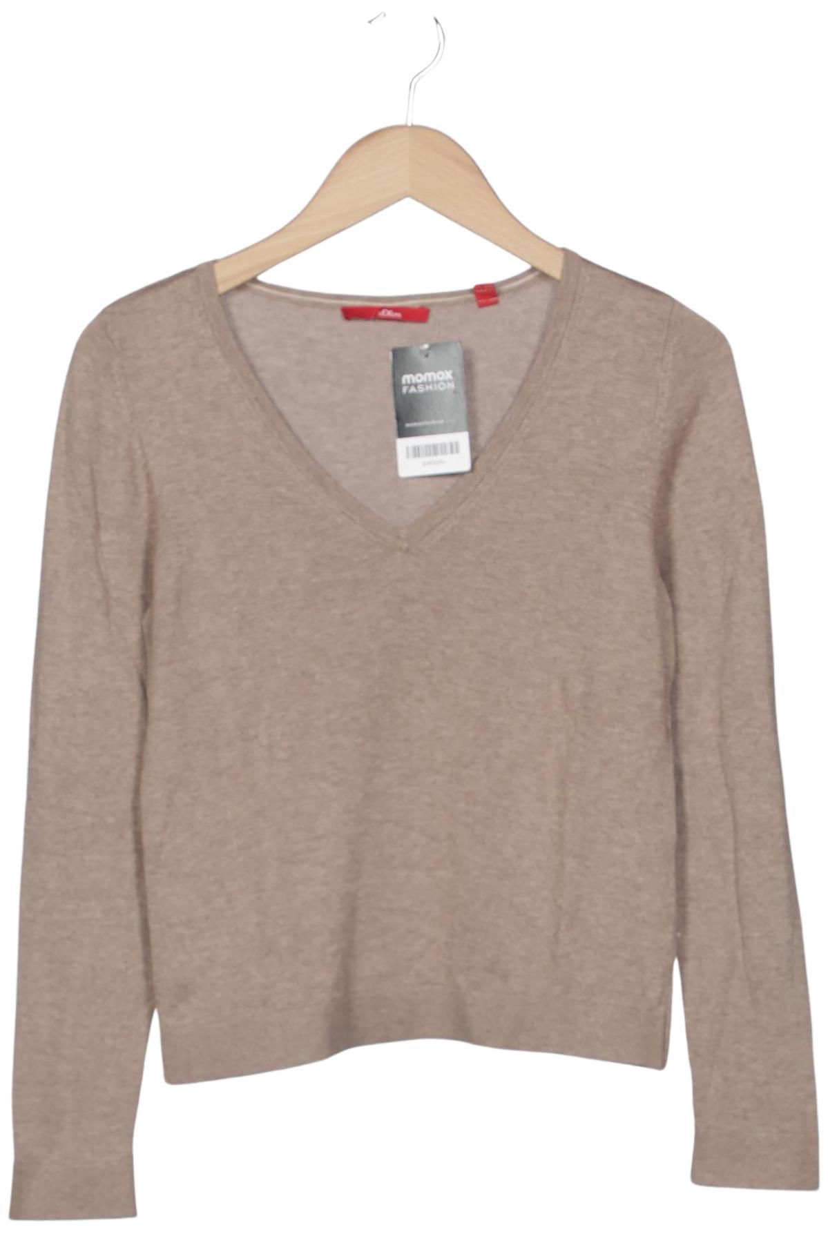 

s.Oliver Damen Pullover, beige, Gr. 32