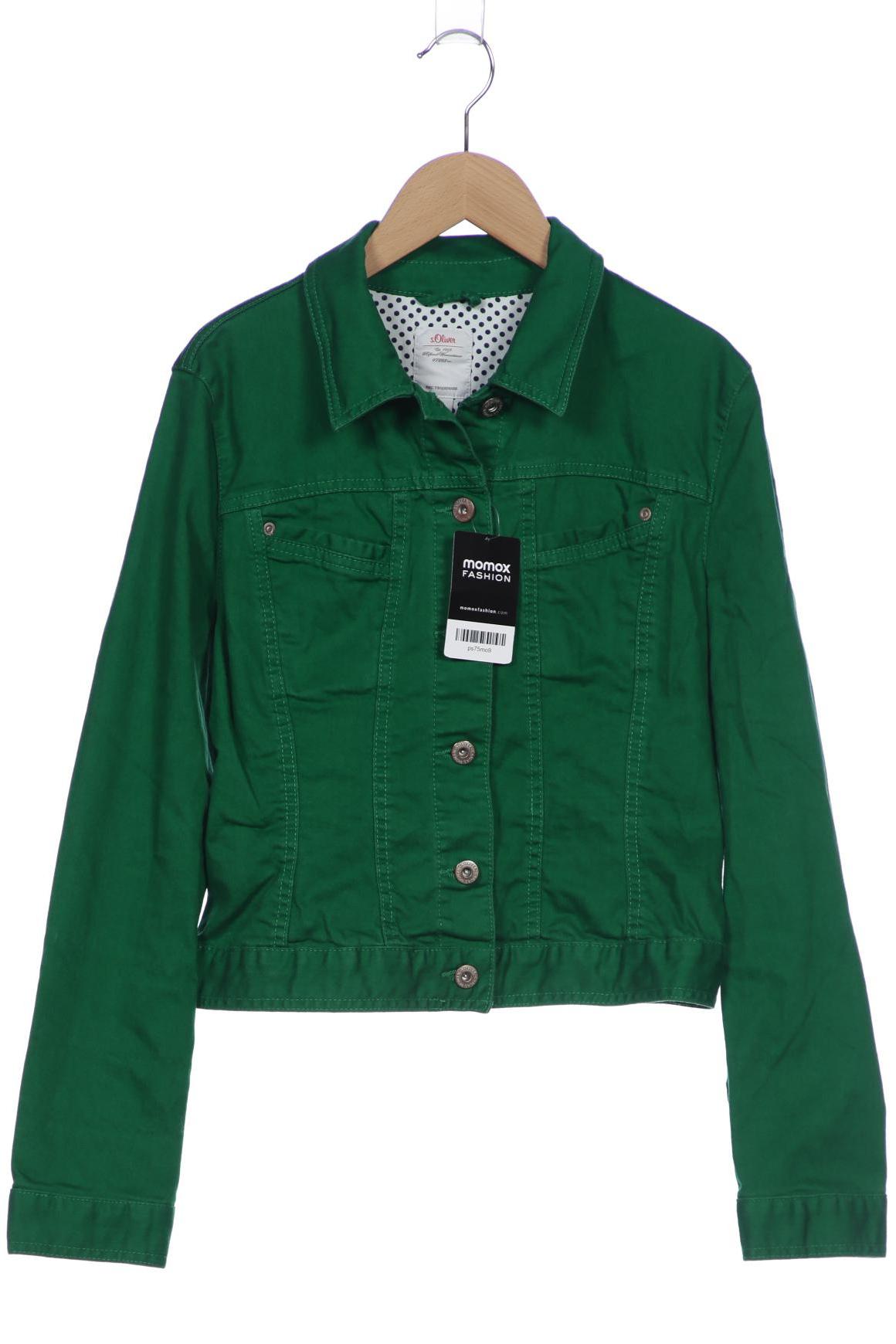 

s.Oliver Damen Jacke, grün, Gr. 38