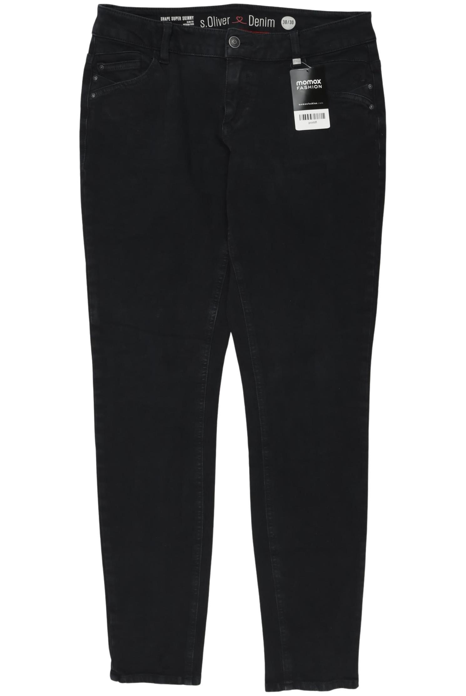 

s.Oliver Damen Jeans, schwarz, Gr. 38