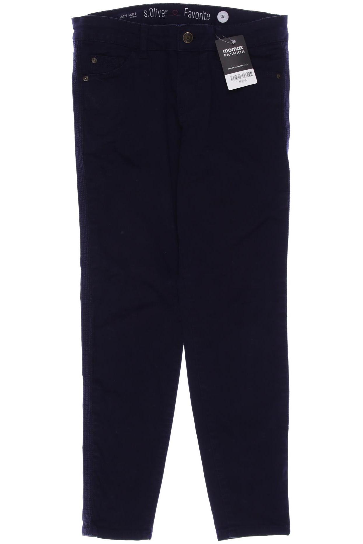 

s.Oliver Damen Stoffhose, marineblau, Gr. 34