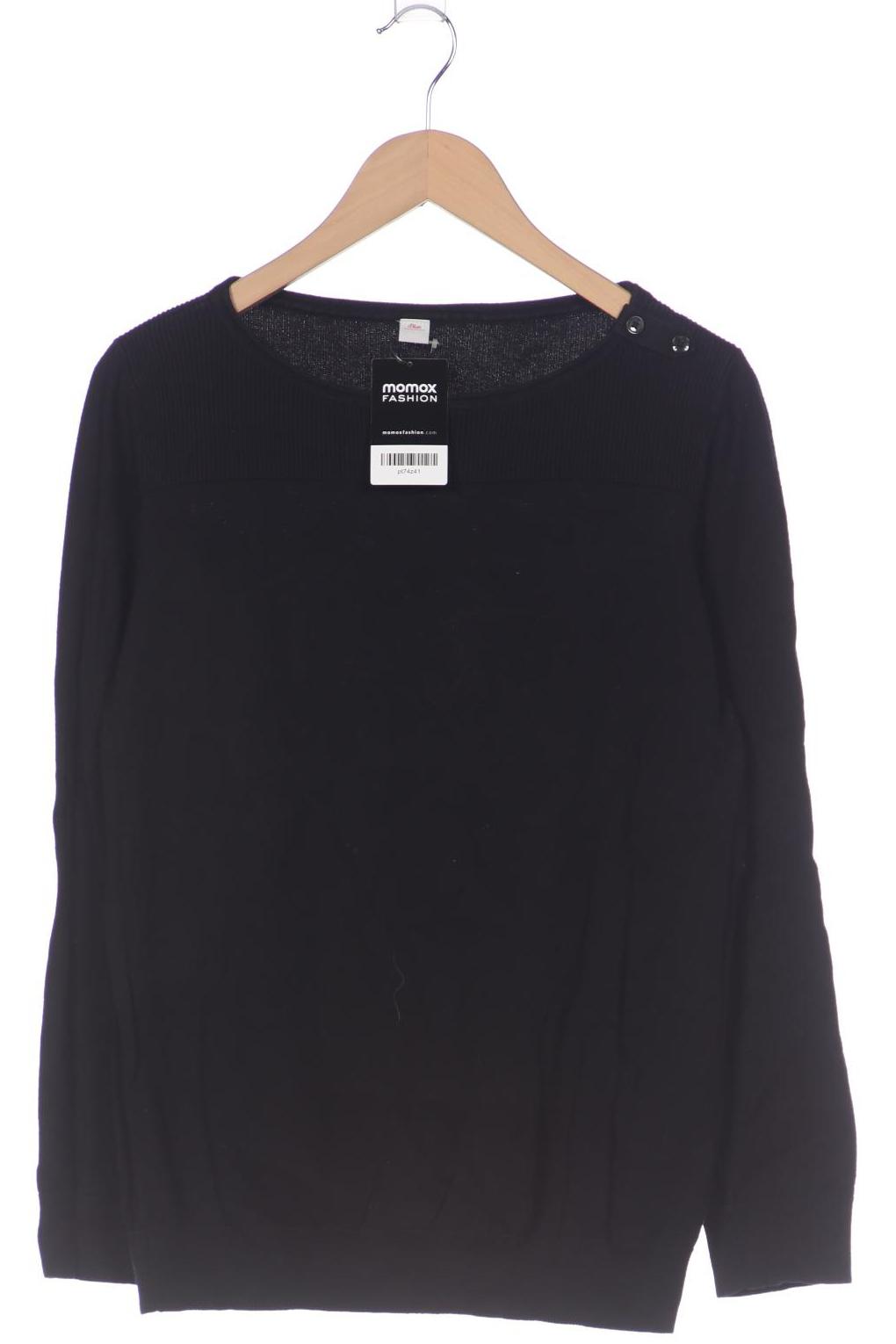 

s.Oliver Damen Pullover, schwarz, Gr. 44