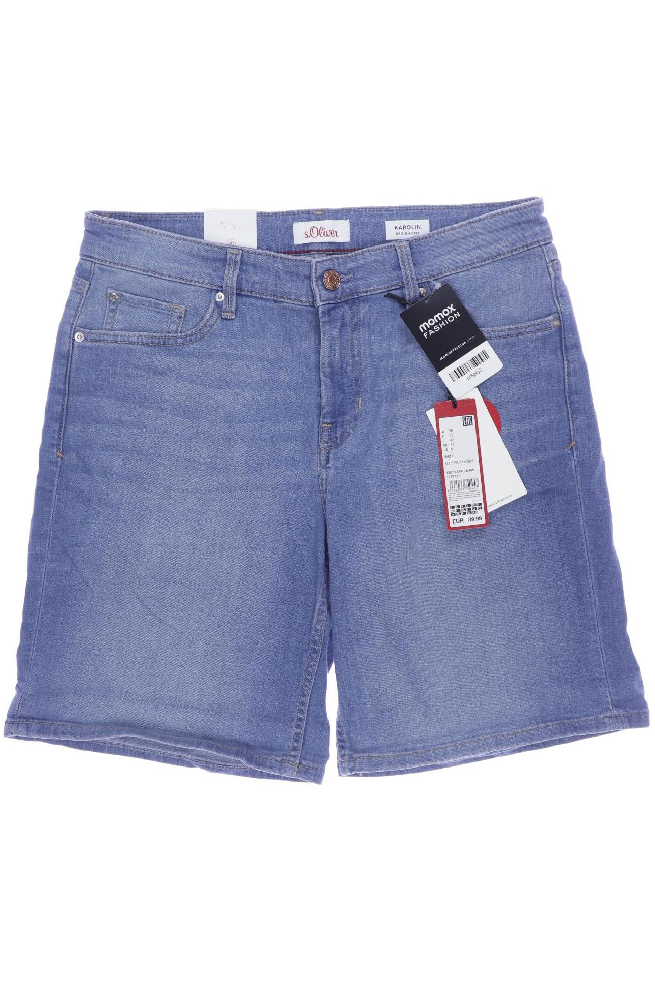 

s.Oliver Damen Shorts, blau, Gr. 38