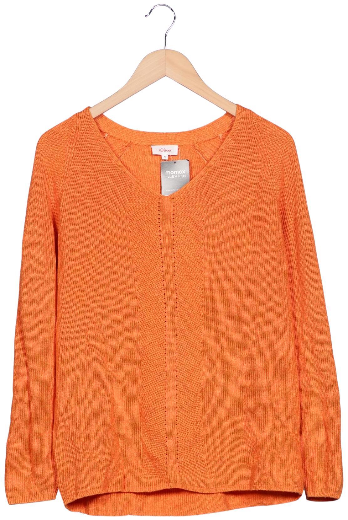 

s.Oliver Damen Pullover, orange, Gr. 42
