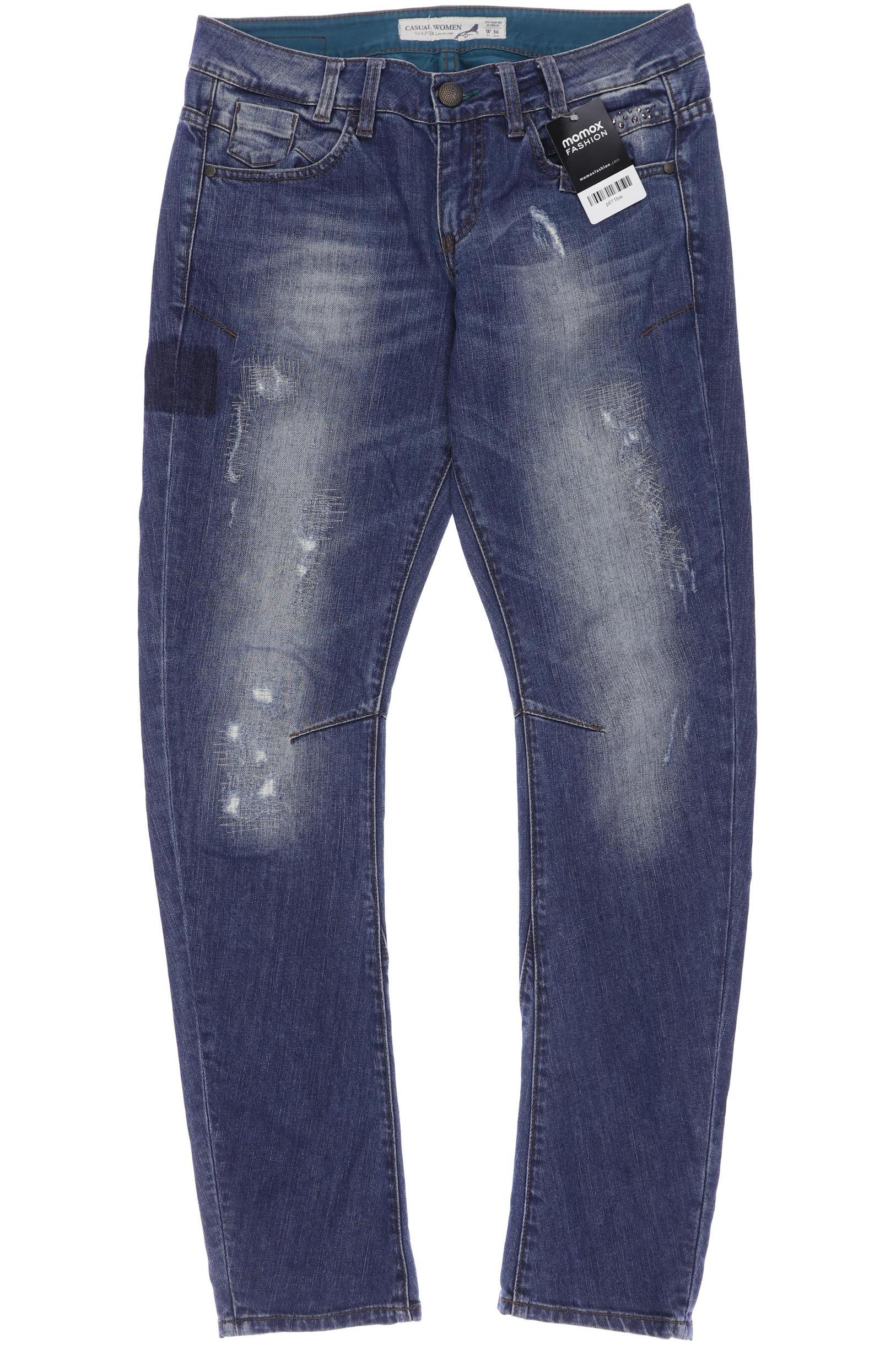 

s.Oliver Damen Jeans, blau