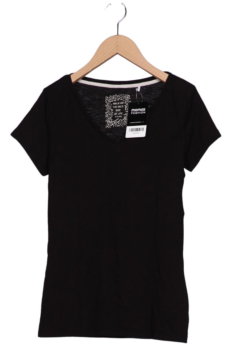 

s.Oliver Damen T-Shirt, schwarz, Gr. 34