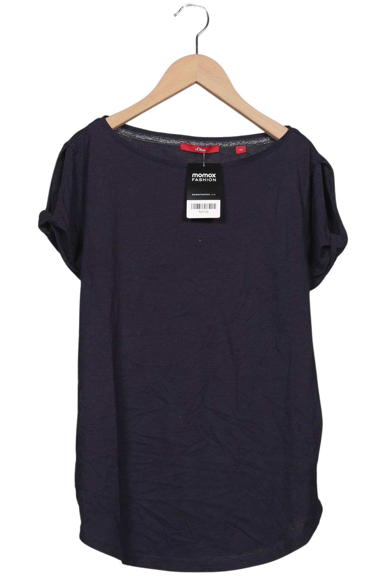 

s.Oliver Damen T-Shirt, marineblau, Gr. 40