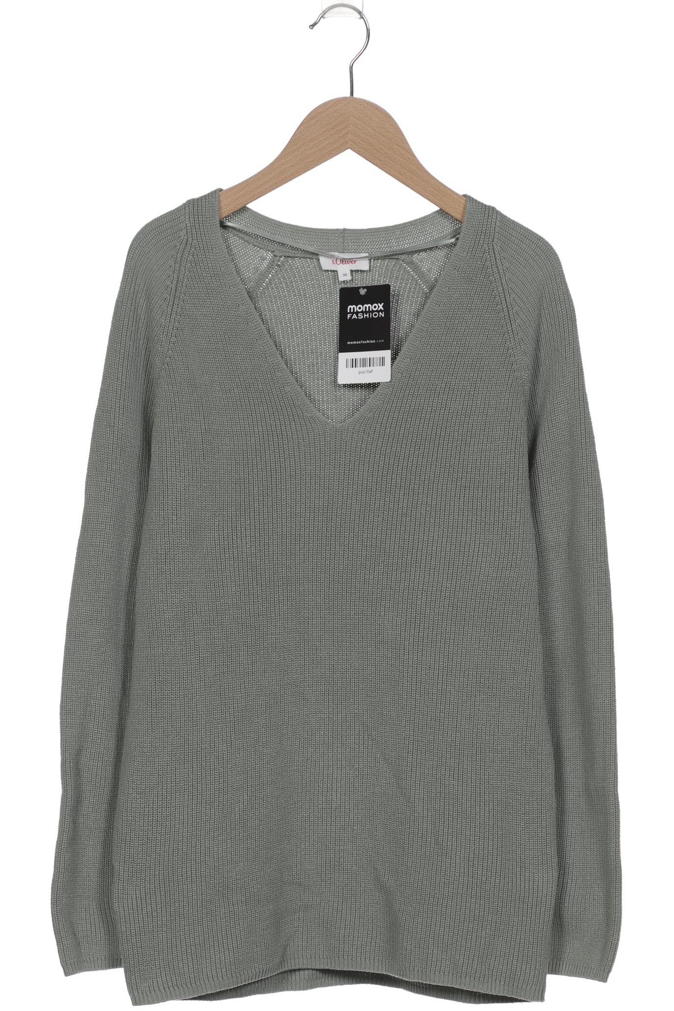 

s.Oliver Damen Pullover, grün, Gr. 38