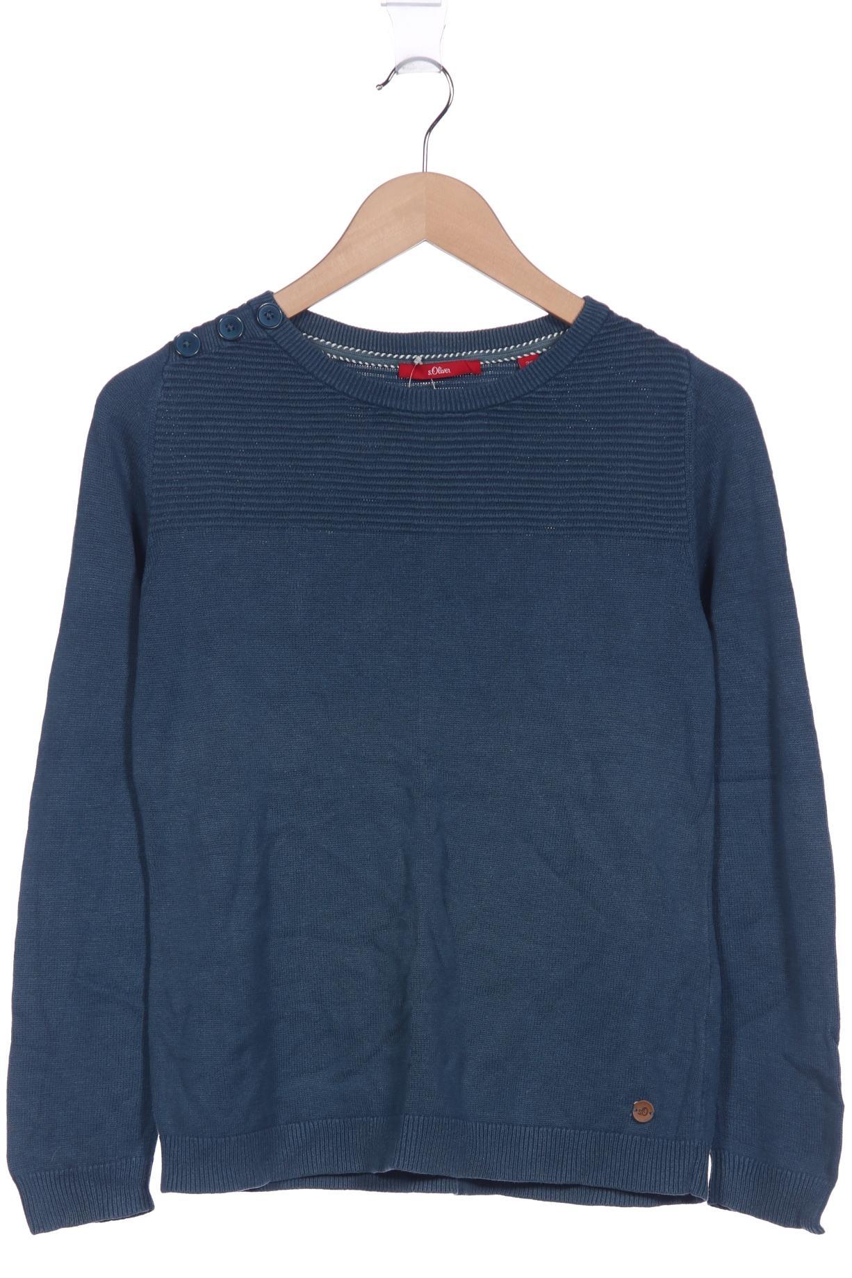

s.Oliver Damen Pullover, blau, Gr. 36