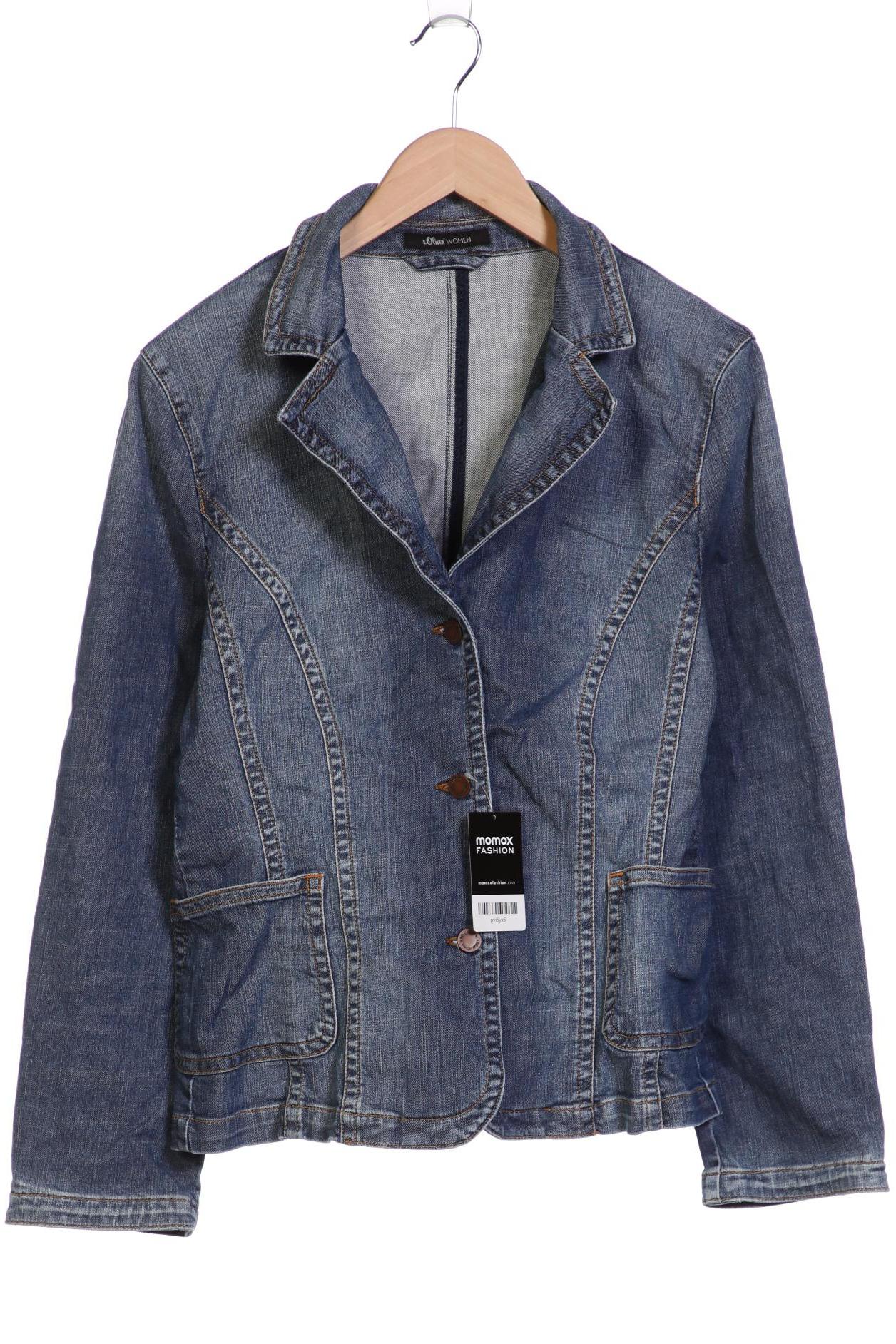 

s.Oliver Damen Jacke, blau, Gr. 42
