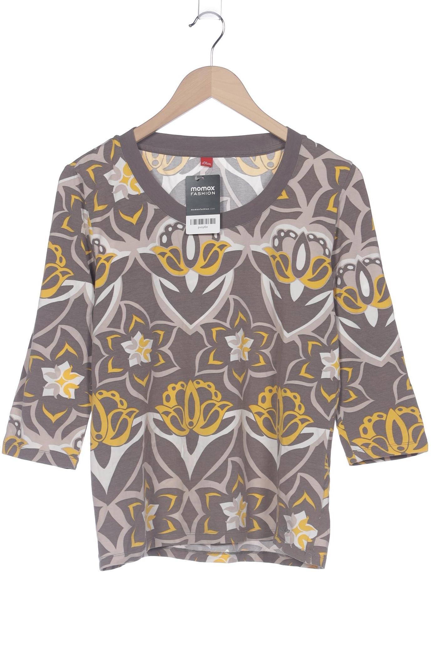 

s.Oliver Damen Langarmshirt, braun, Gr. 44