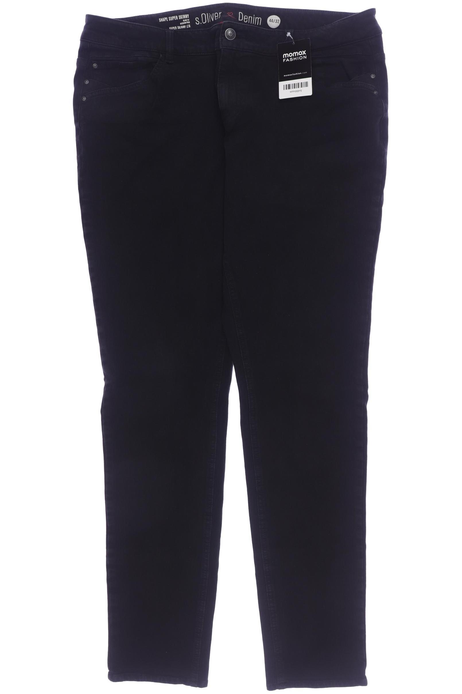 

s.Oliver Damen Jeans, schwarz, Gr. 44