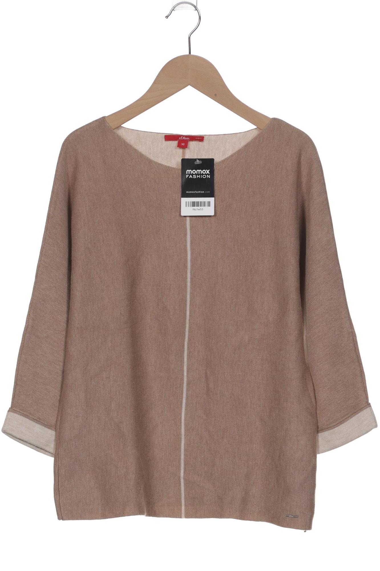 

s.Oliver Damen Pullover, beige, Gr. 36