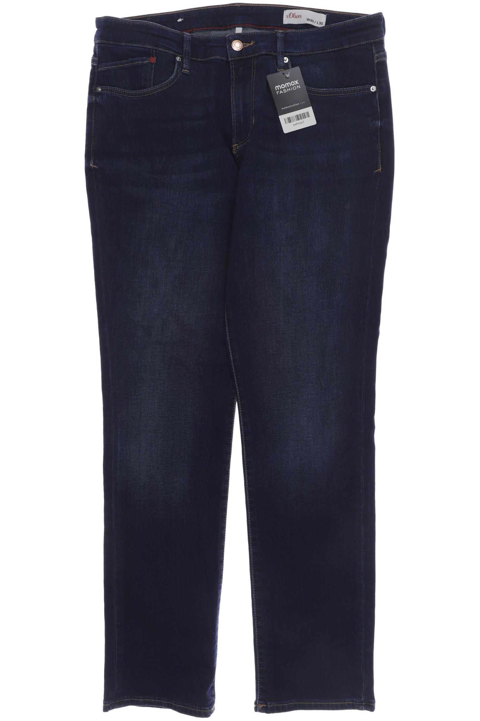 

s.Oliver Damen Jeans, marineblau