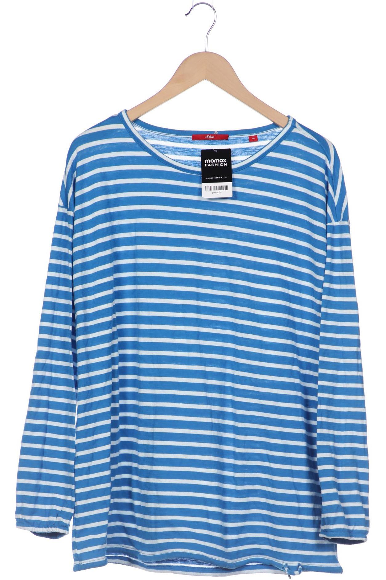 

s.Oliver Damen Langarmshirt, blau