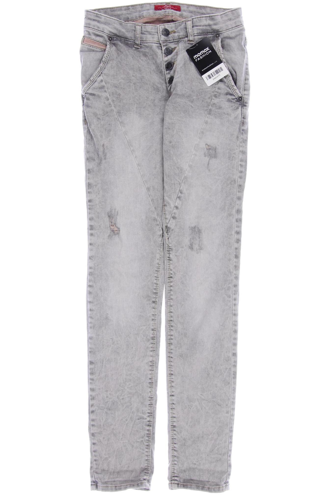 

s.Oliver Damen Jeans, grau