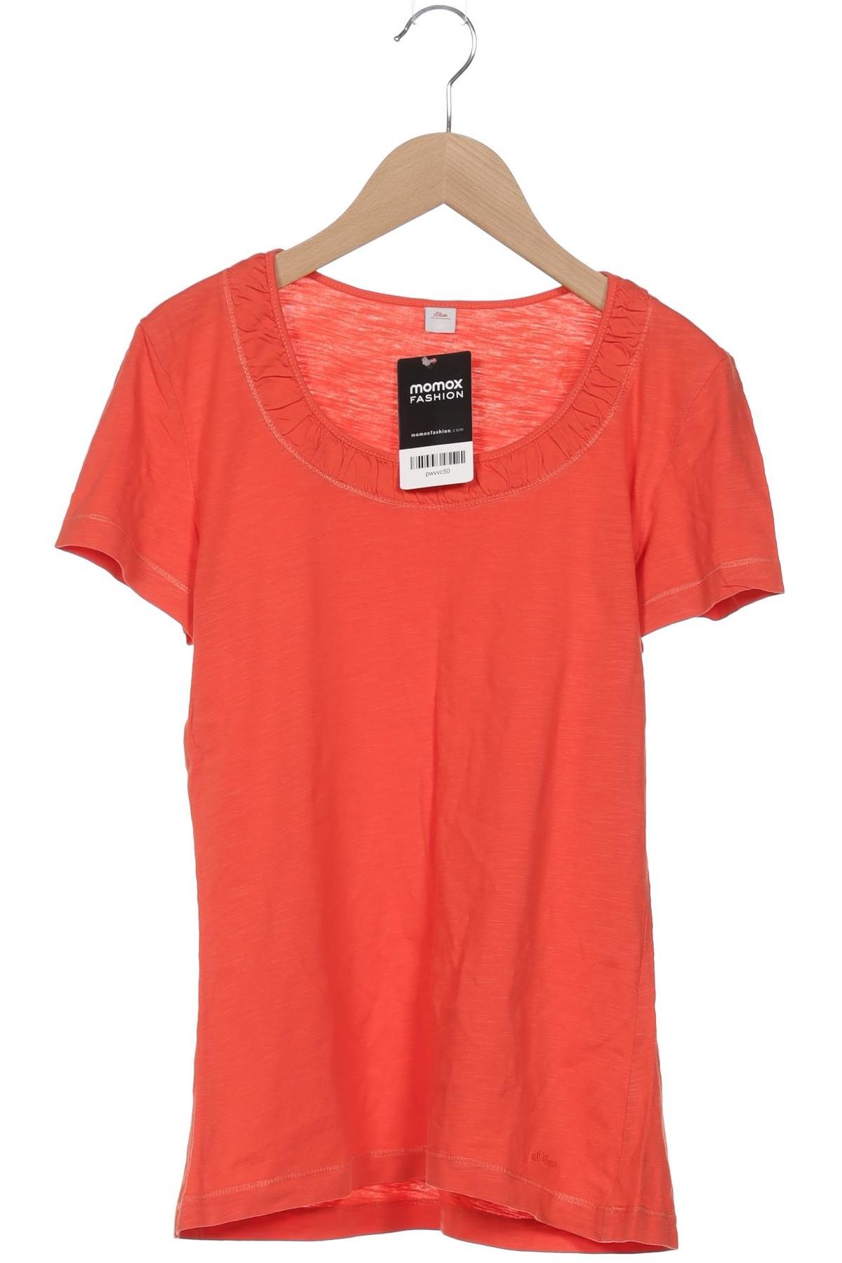 

s.Oliver Damen T-Shirt, orange, Gr. 38
