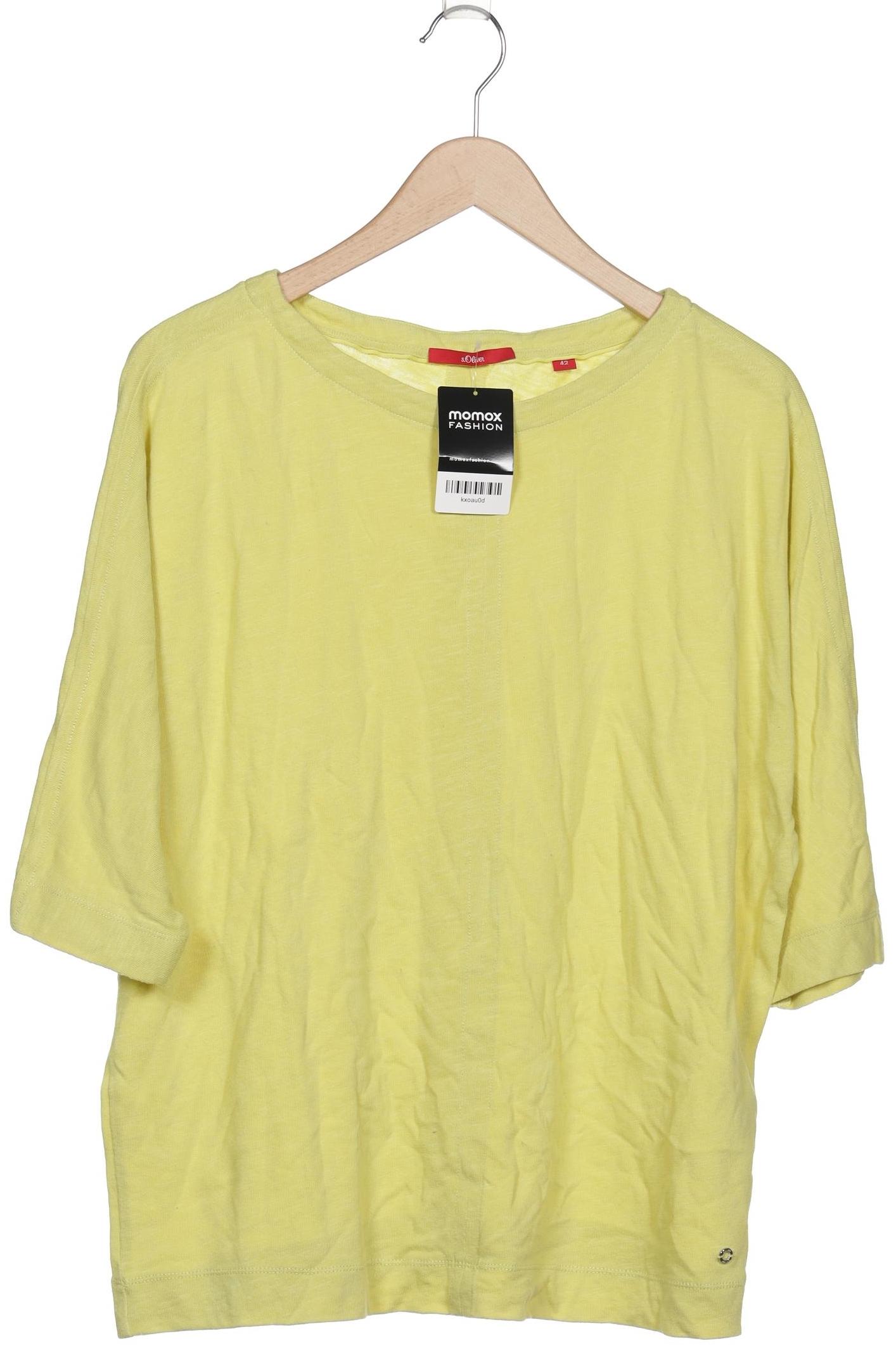 

s.Oliver Damen Pullover, gelb, Gr. 42