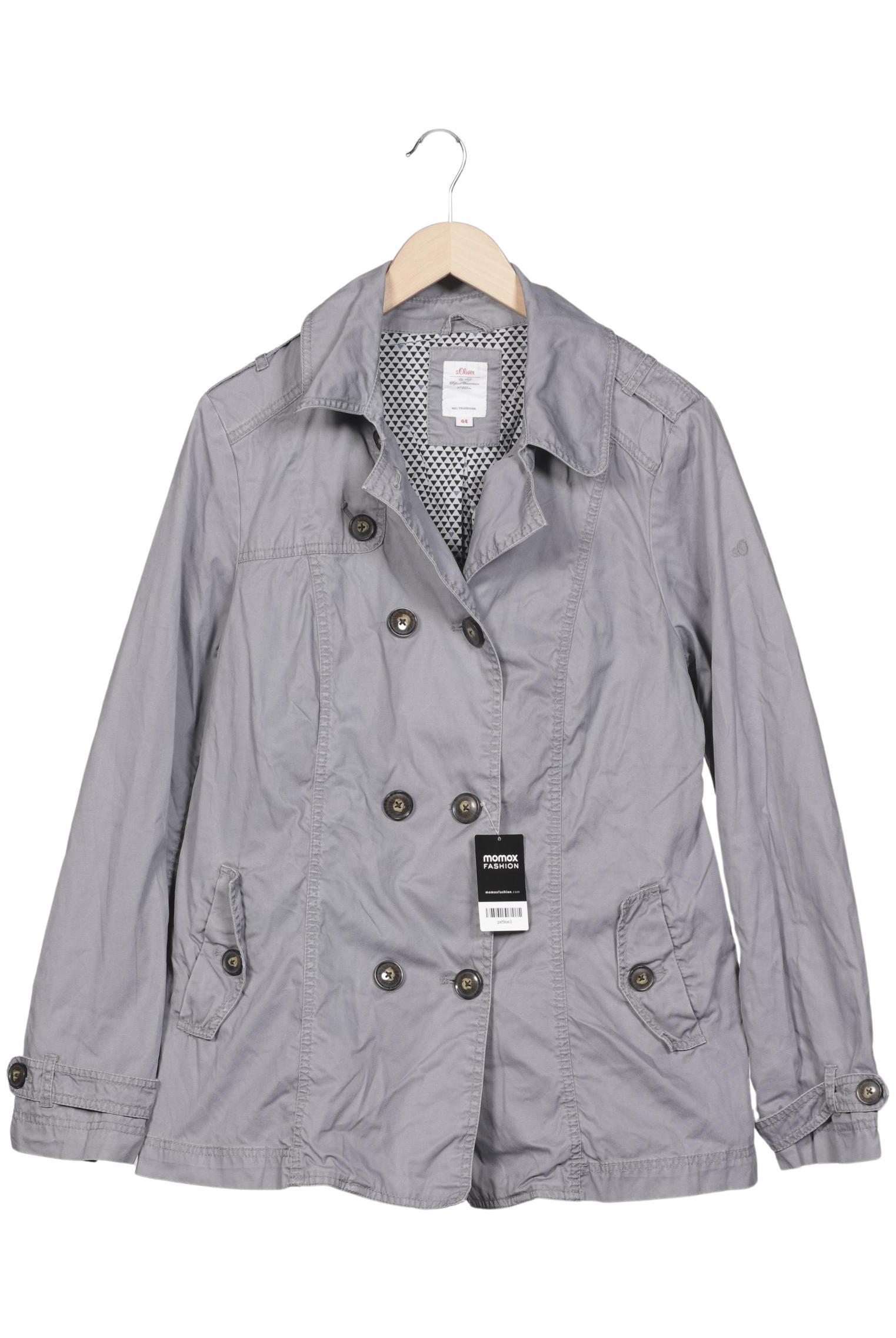 

s.Oliver Damen Mantel, grau, Gr. 44