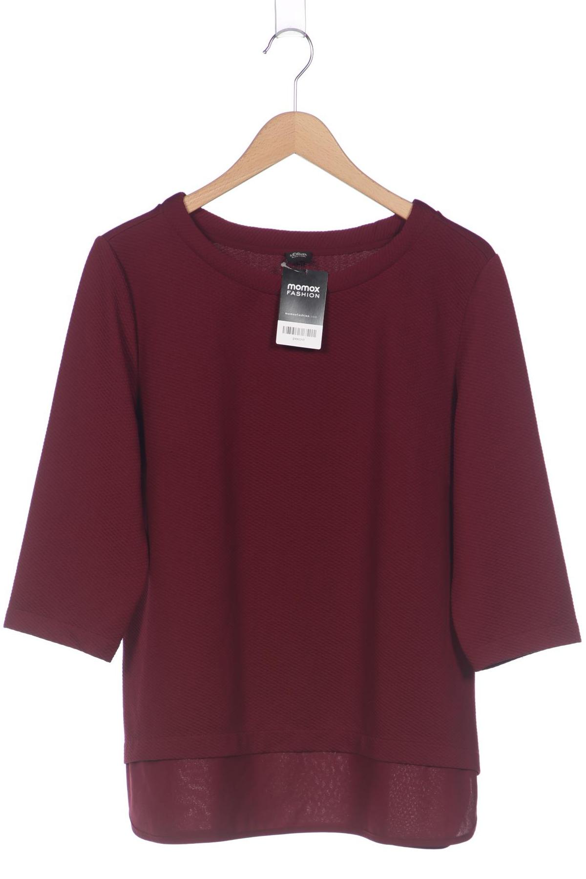 

s.Oliver Damen Sweatshirt, bordeaux, Gr. 46