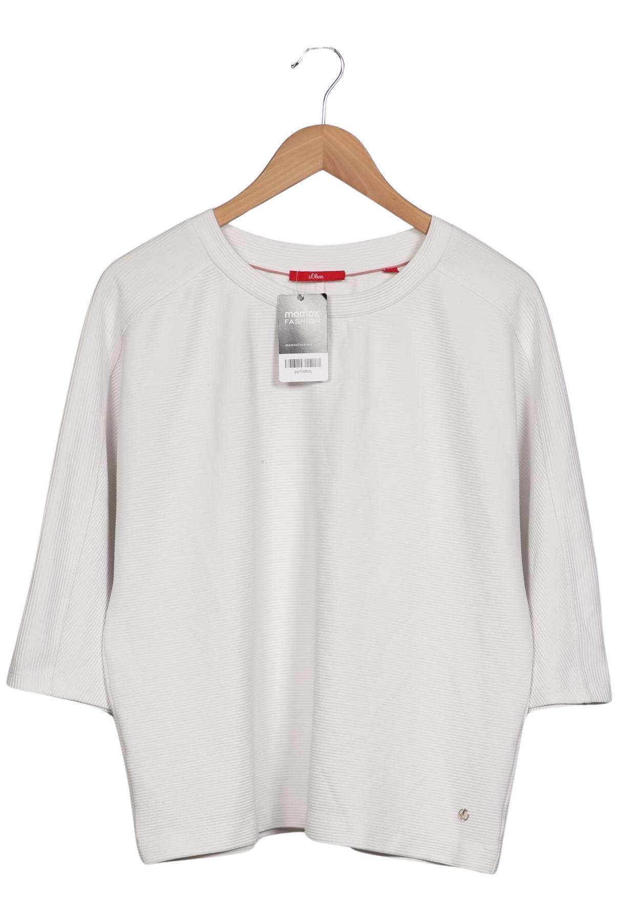 

s.Oliver Damen Sweatshirt, cremeweiß, Gr. 40
