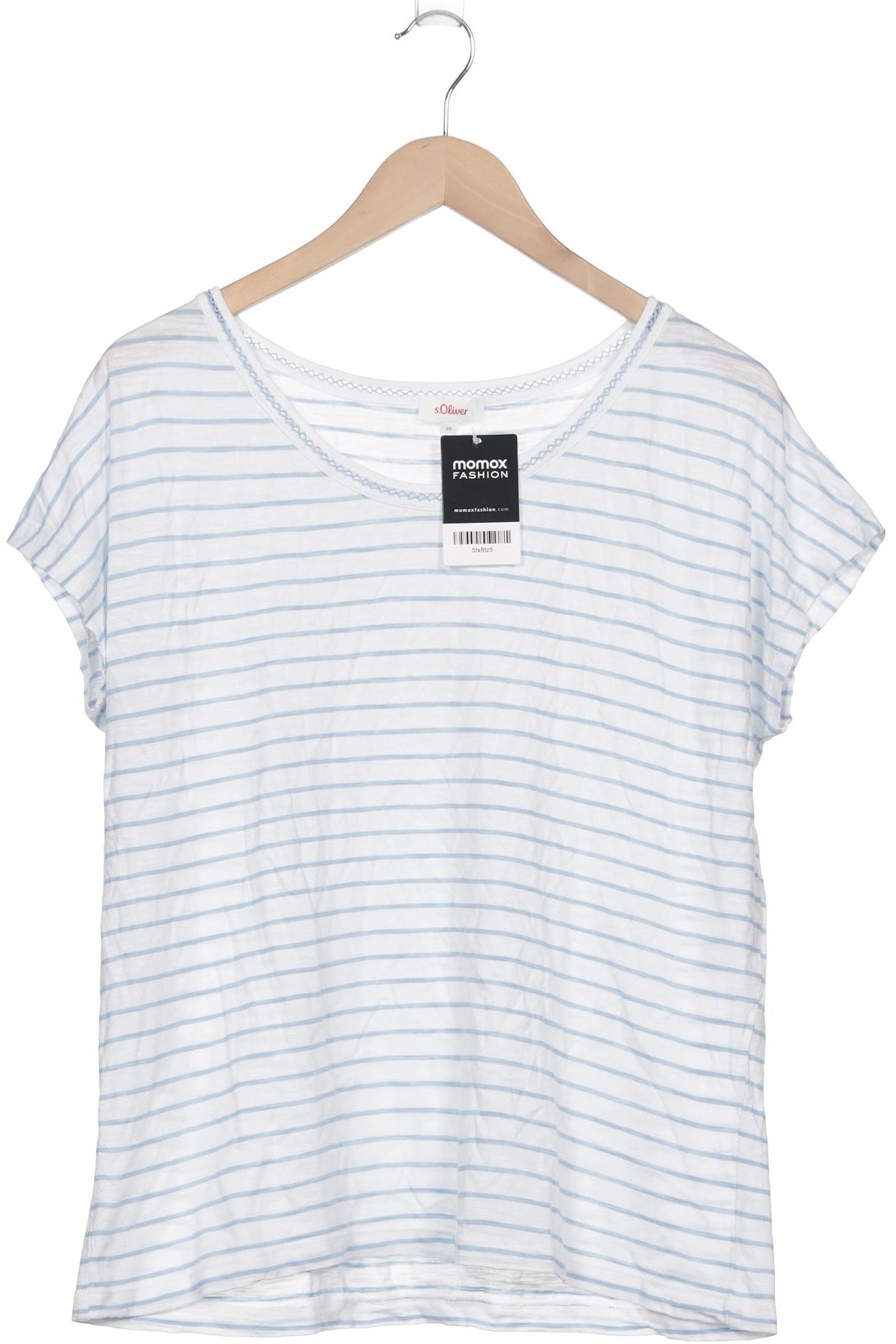

s.Oliver Damen T-Shirt, blau, Gr. 38