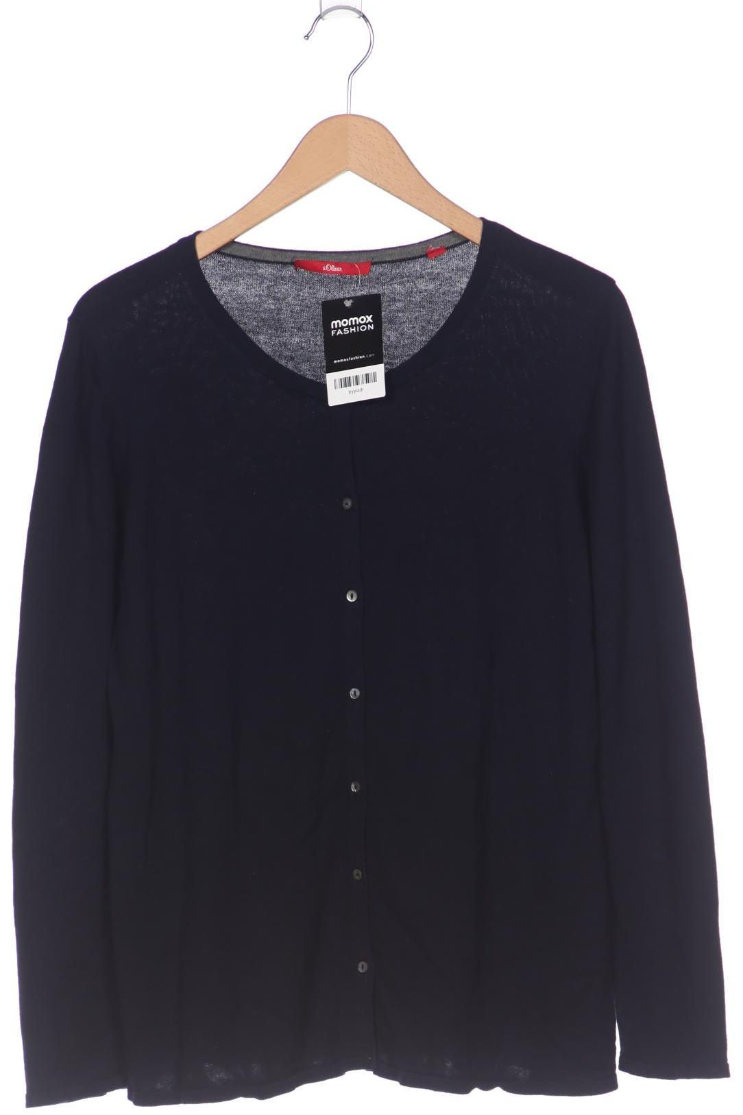 

s.Oliver Damen Strickjacke, marineblau, Gr. 44