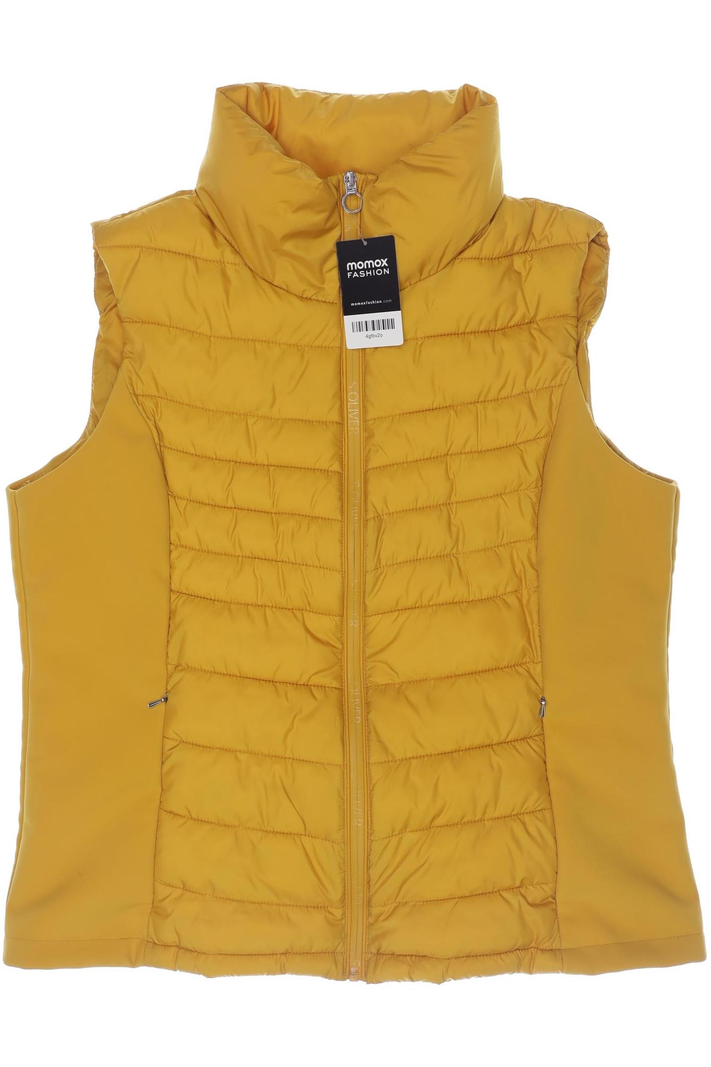 

s.Oliver Damen Weste, gelb, Gr. 60