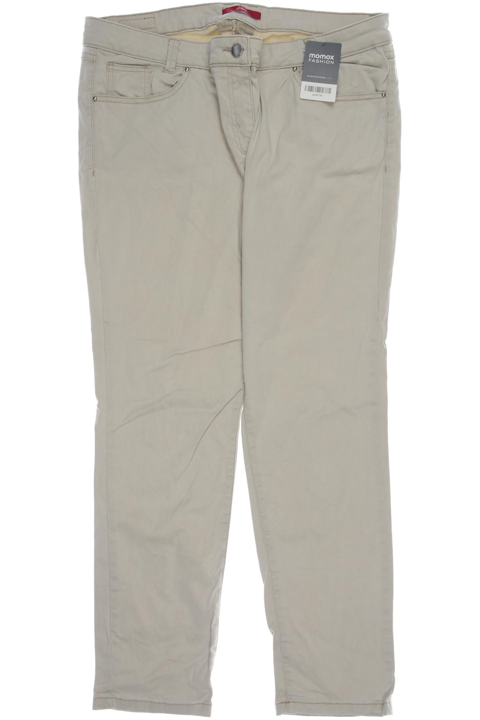

s.Oliver Damen Stoffhose, cremeweiß