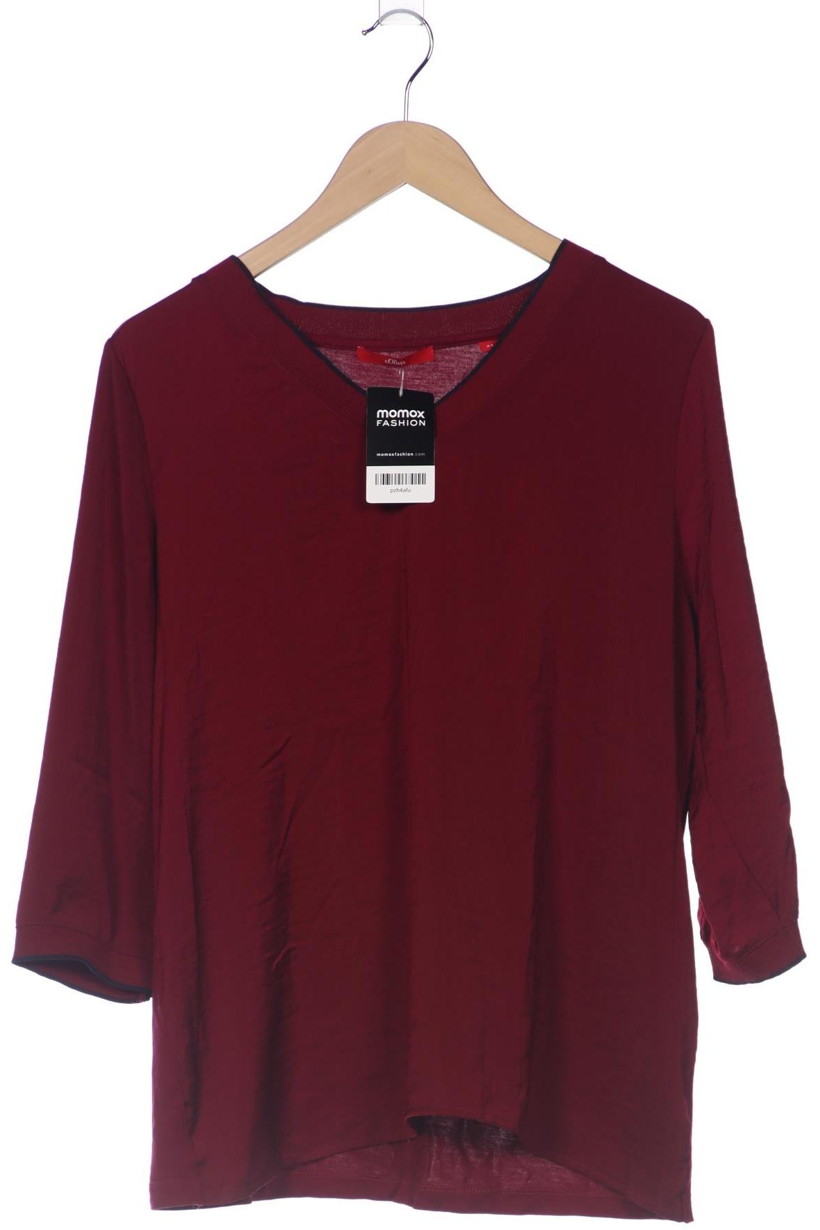 

s.Oliver Damen Langarmshirt, bordeaux, Gr. 44