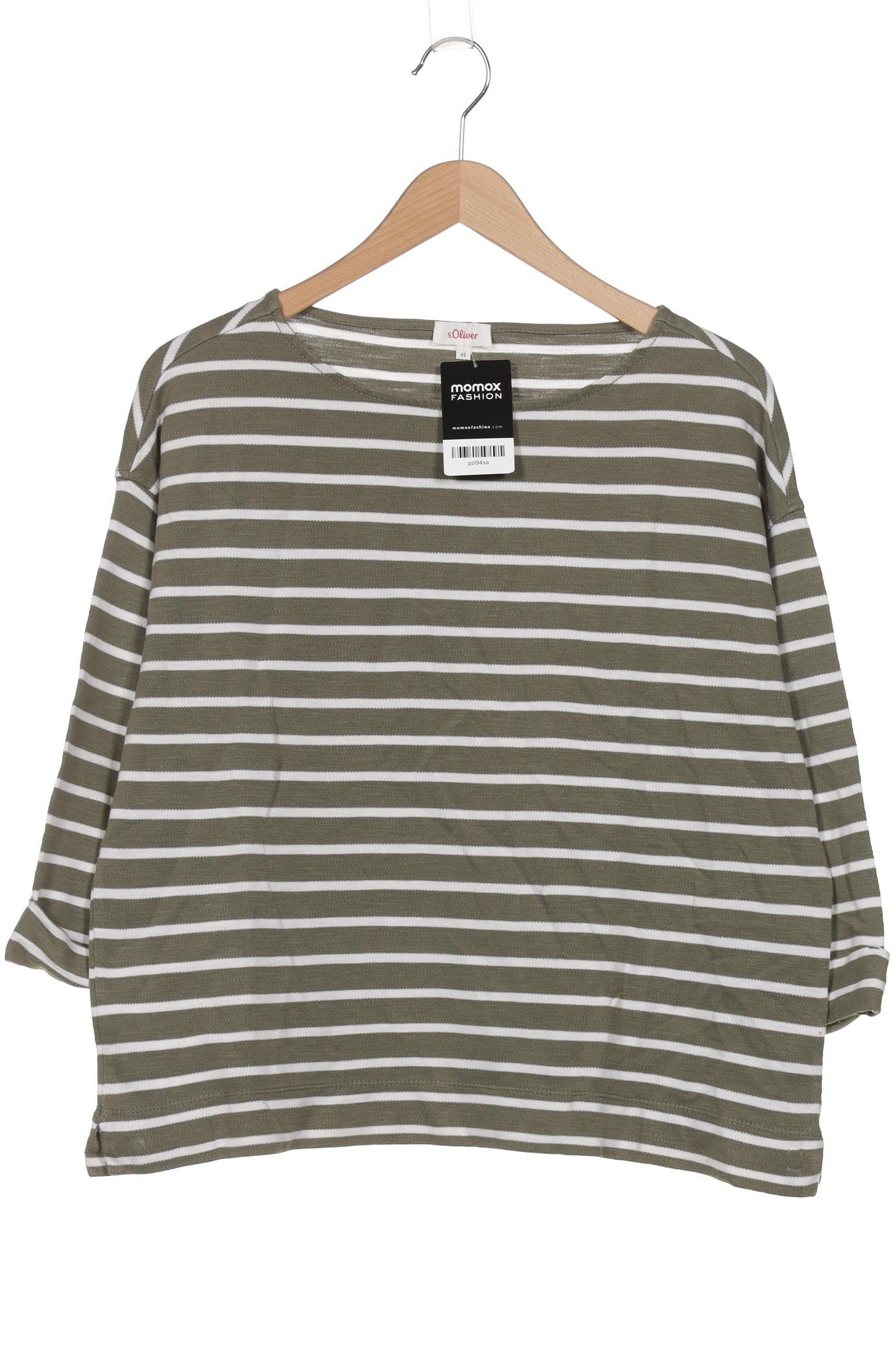 

s.Oliver Damen Langarmshirt, grün, Gr. 42