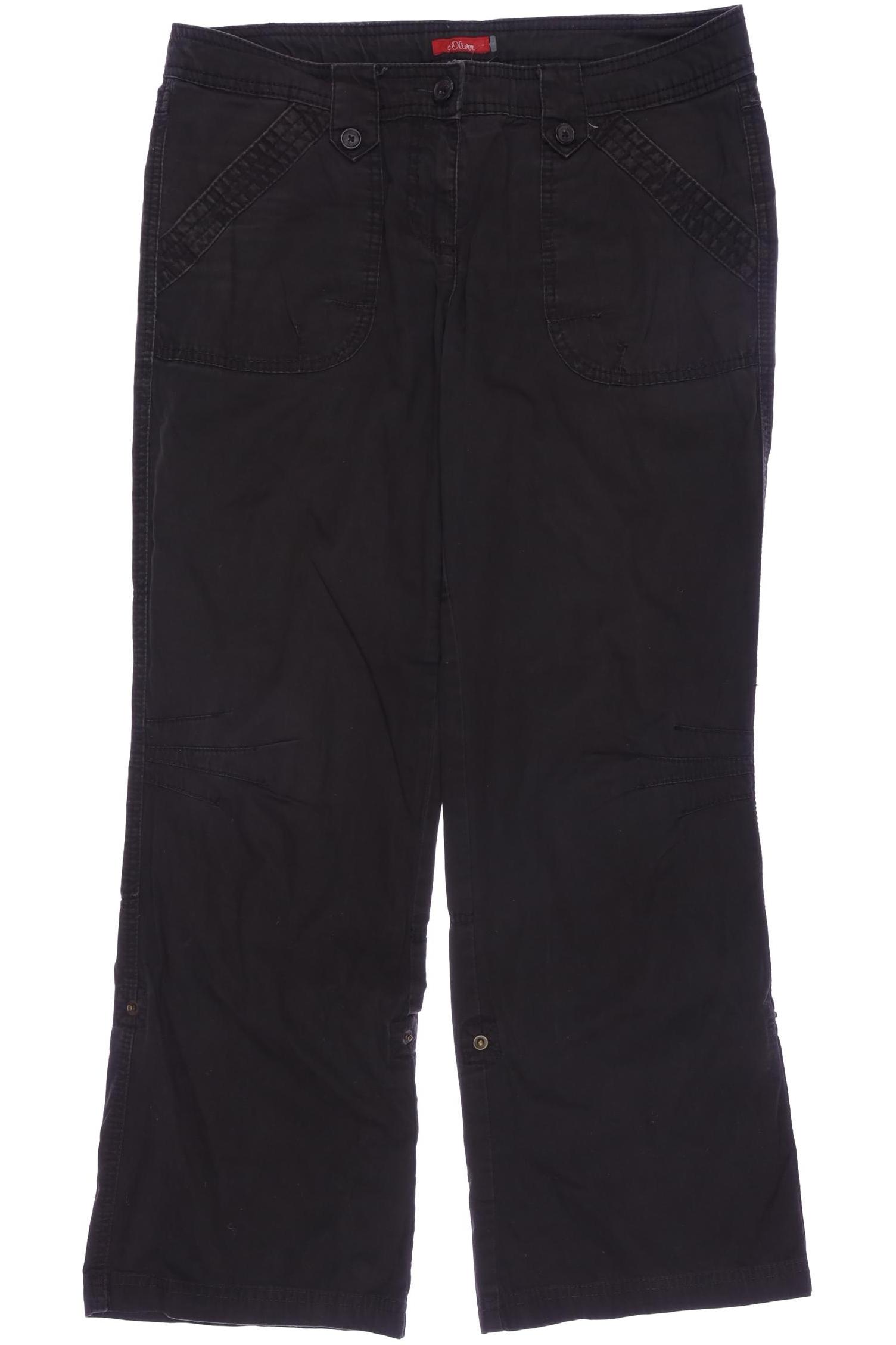 

s.Oliver Damen Stoffhose, schwarz, Gr. 38
