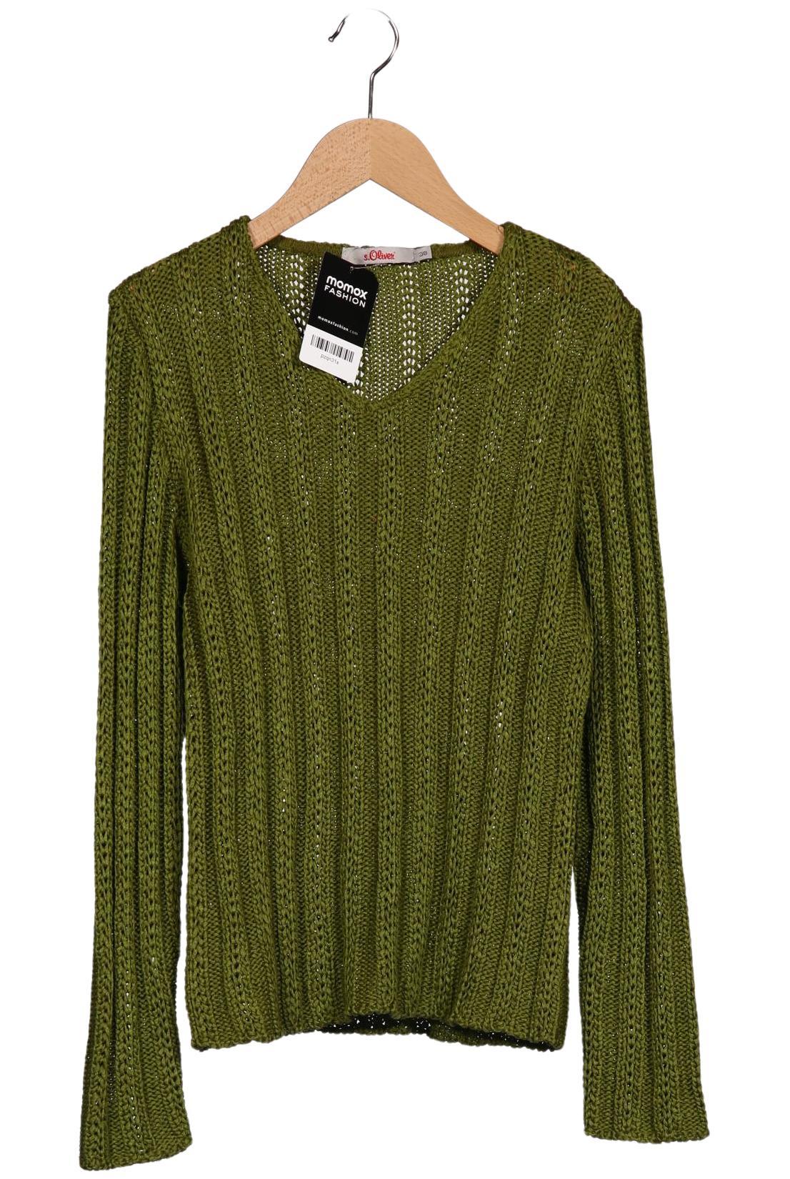 

s.Oliver Damen Pullover, grün, Gr. 38