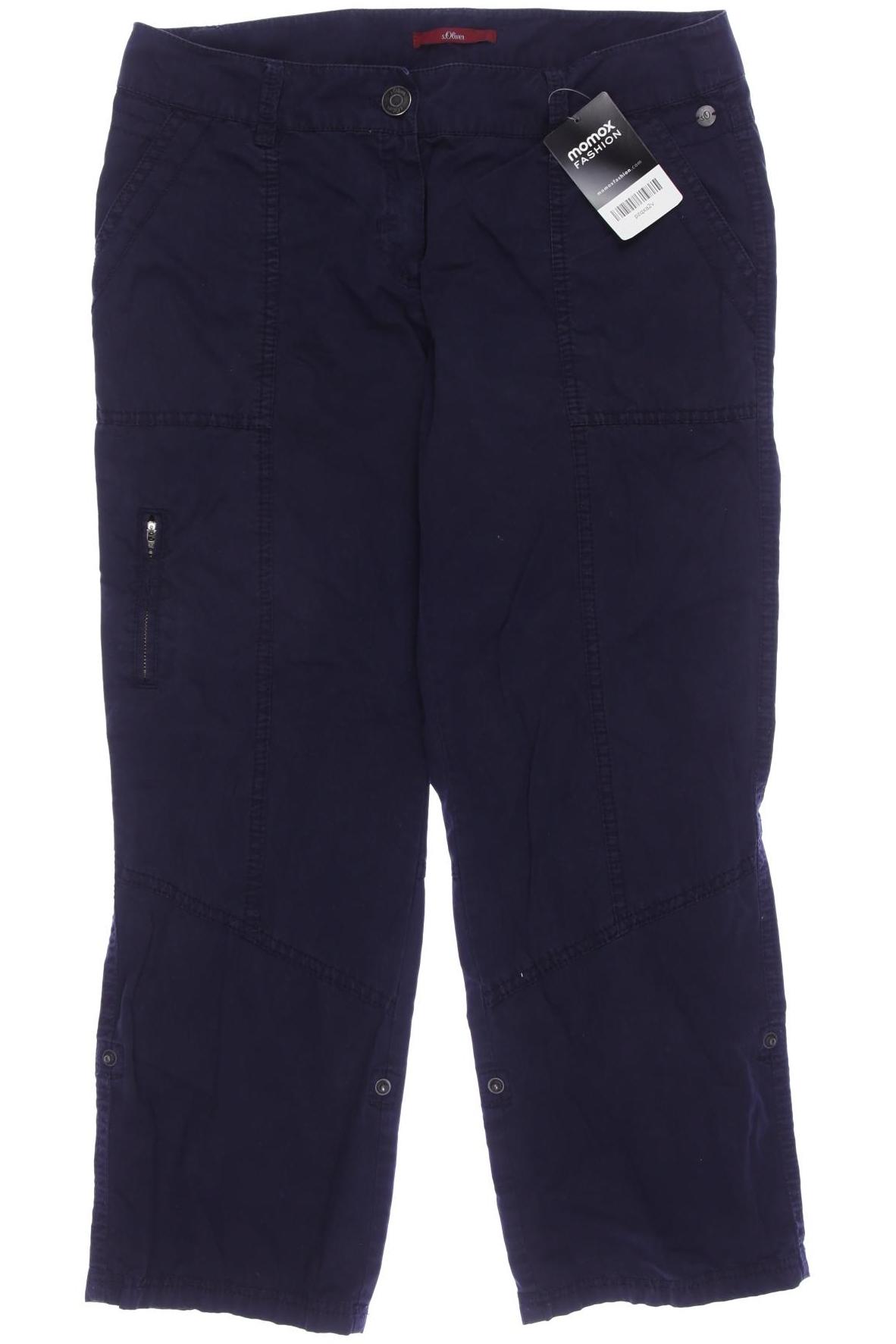 

s.Oliver Damen Stoffhose, marineblau, Gr. 36