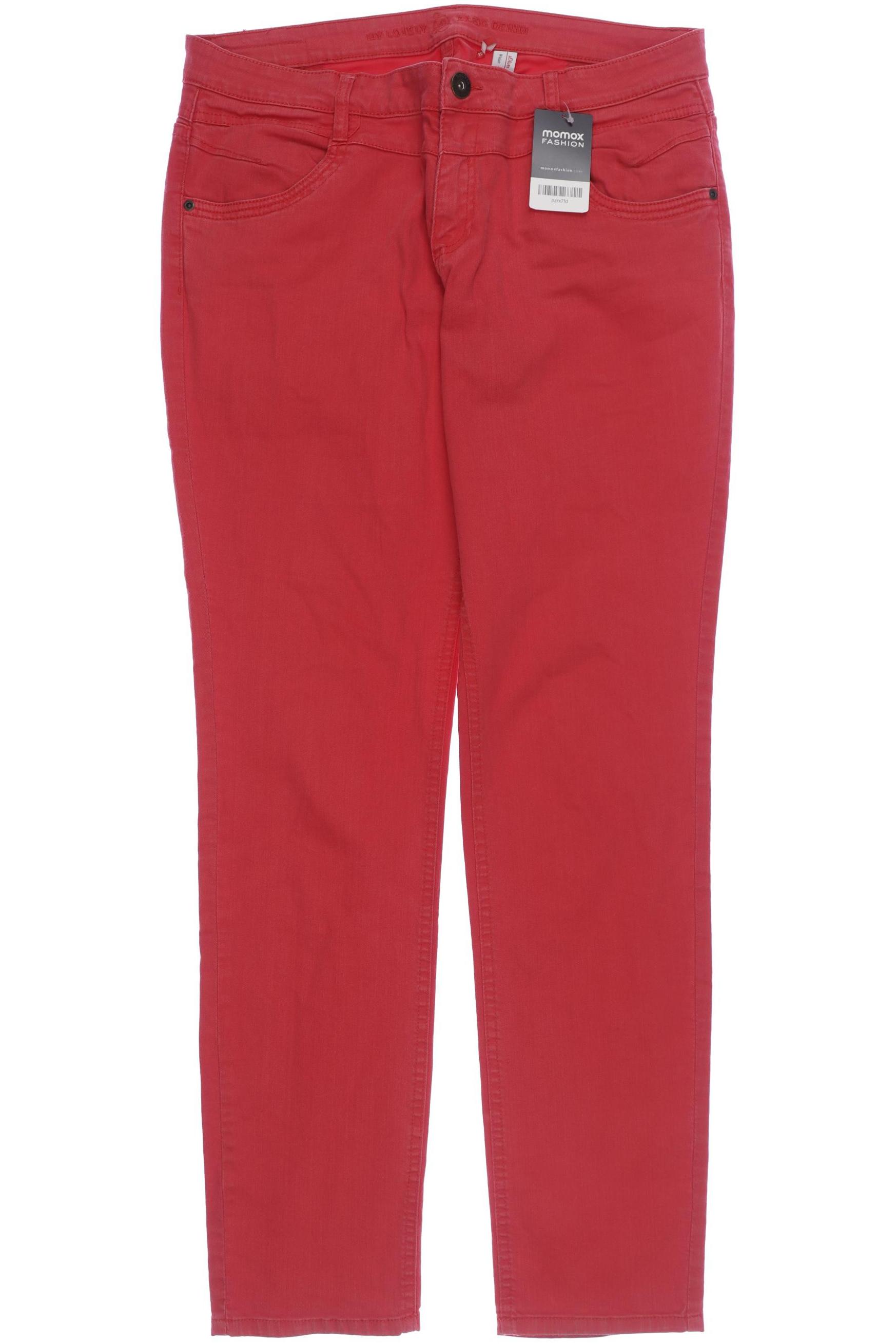 

s.Oliver Damen Jeans, rot, Gr. 42