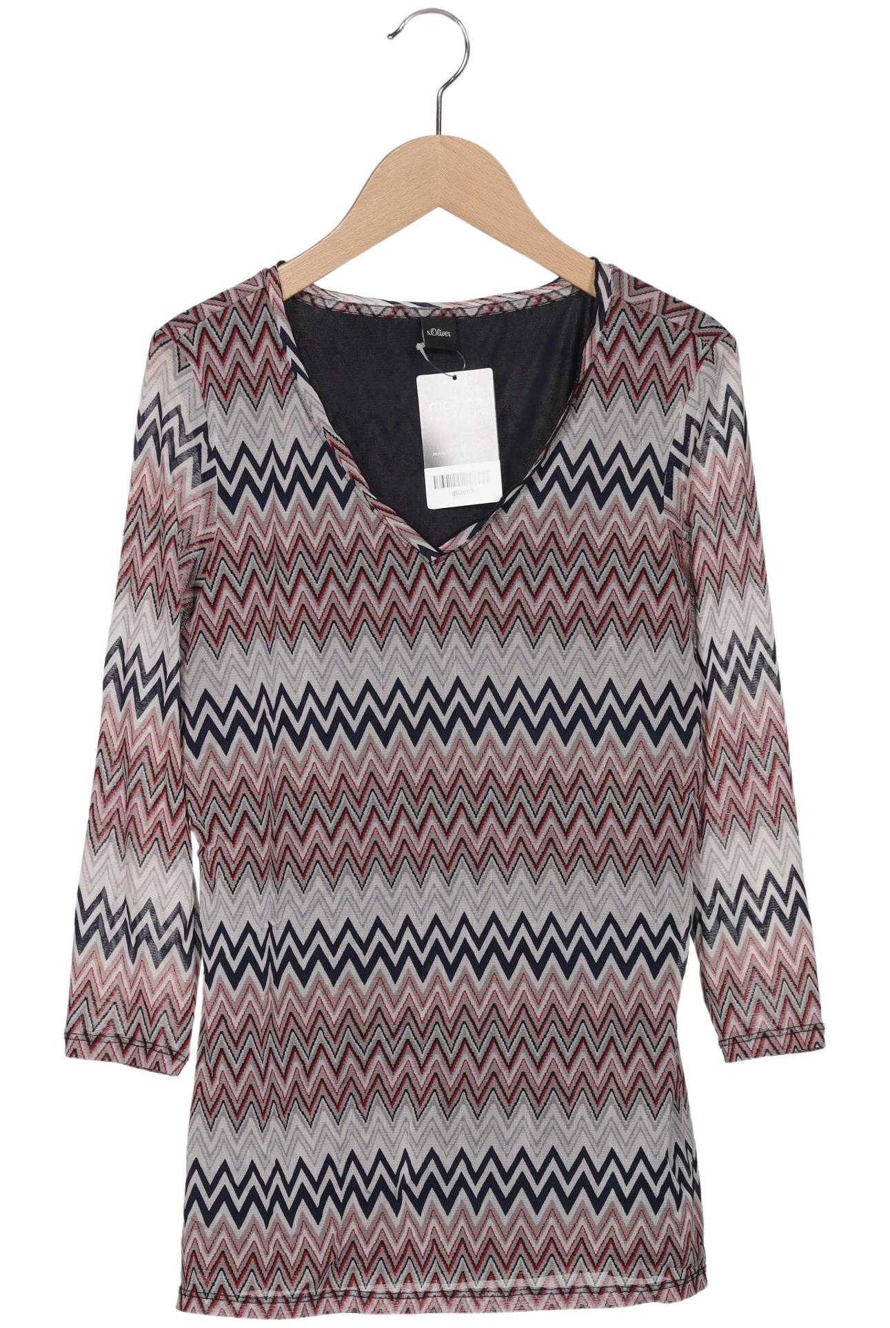 

s.Oliver Damen Langarmshirt, mehrfarbig, Gr. 42