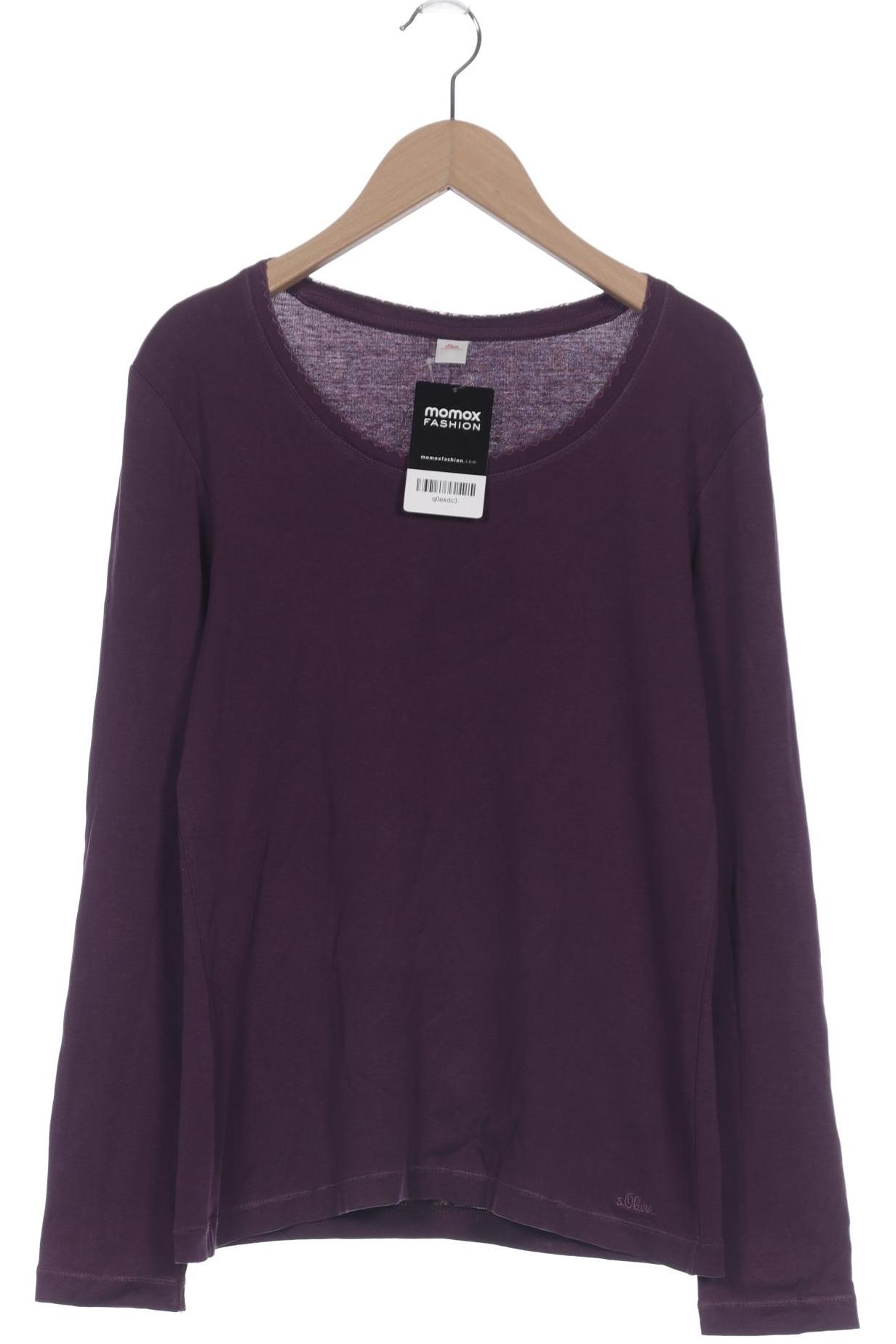 

s.Oliver Damen Langarmshirt, flieder, Gr. 40
