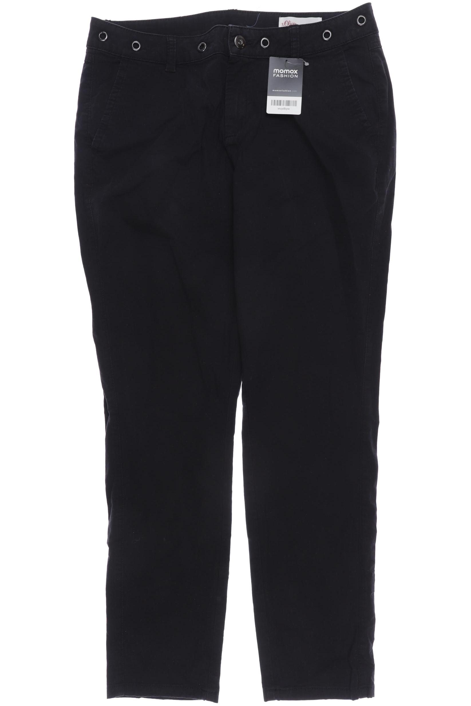 

s.Oliver Damen Stoffhose, schwarz, Gr. 40