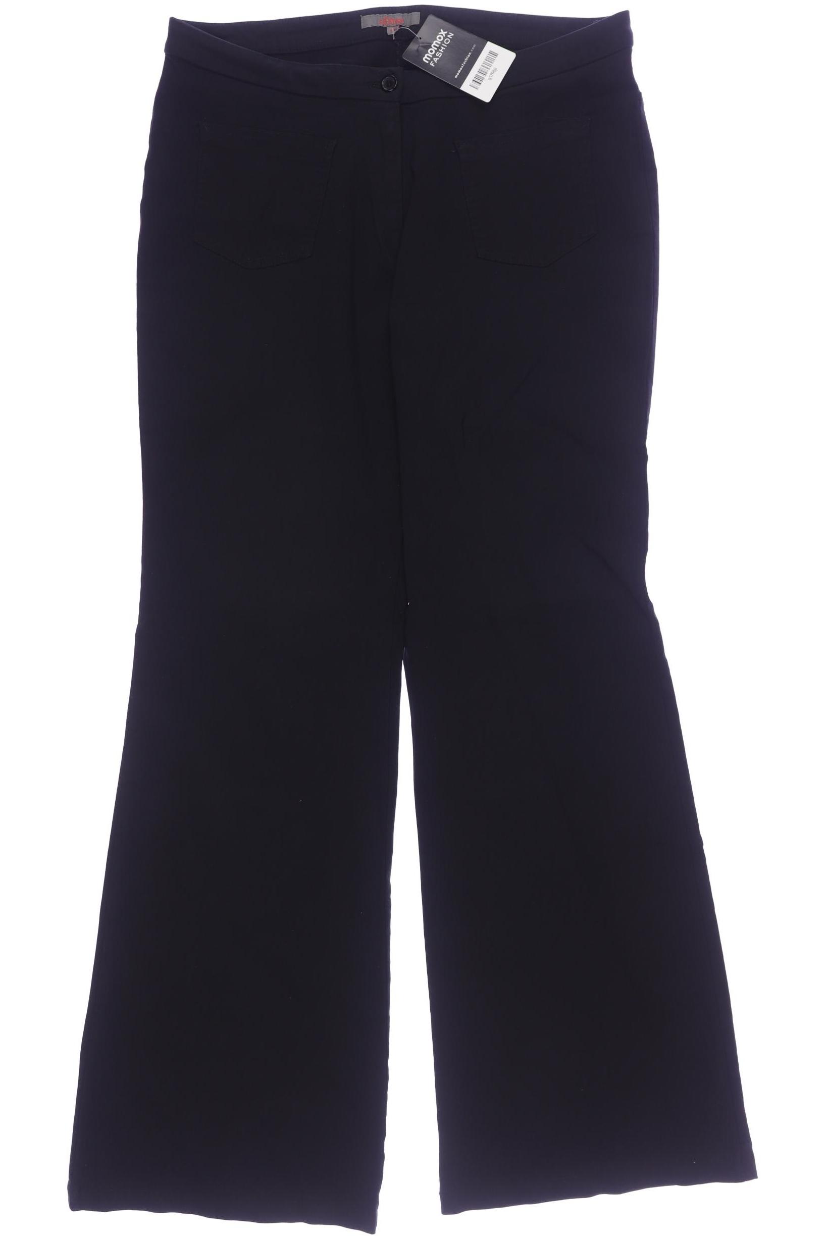 

s.Oliver Damen Stoffhose, schwarz, Gr. 44