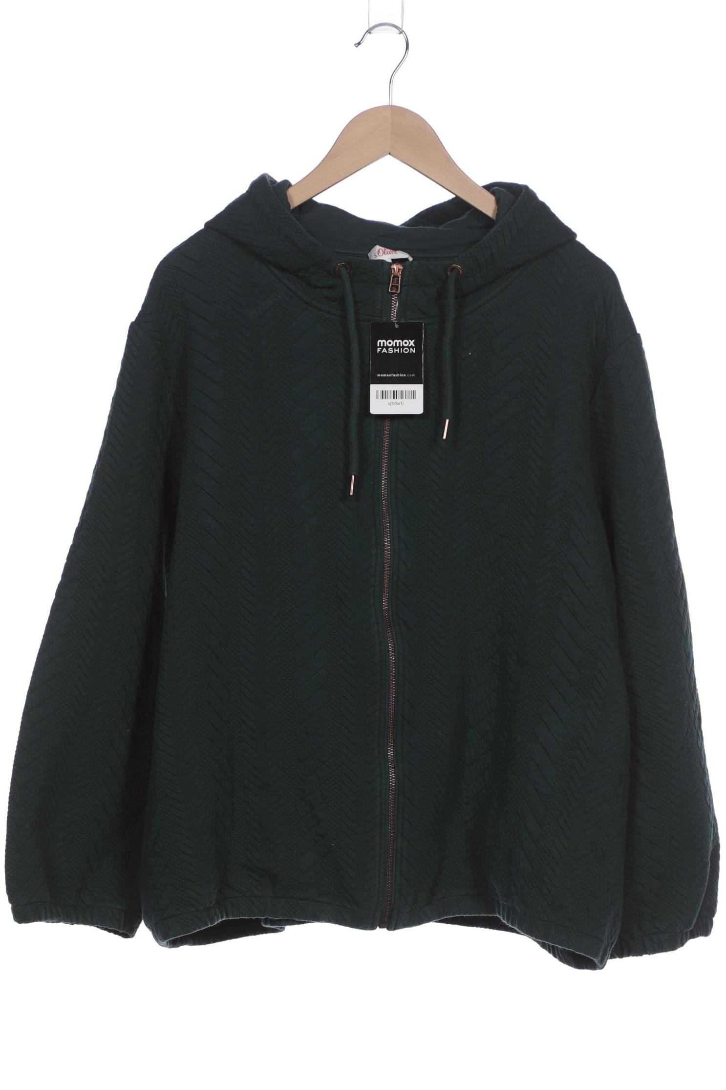 

s.Oliver Damen Kapuzenpullover, grün, Gr. 48