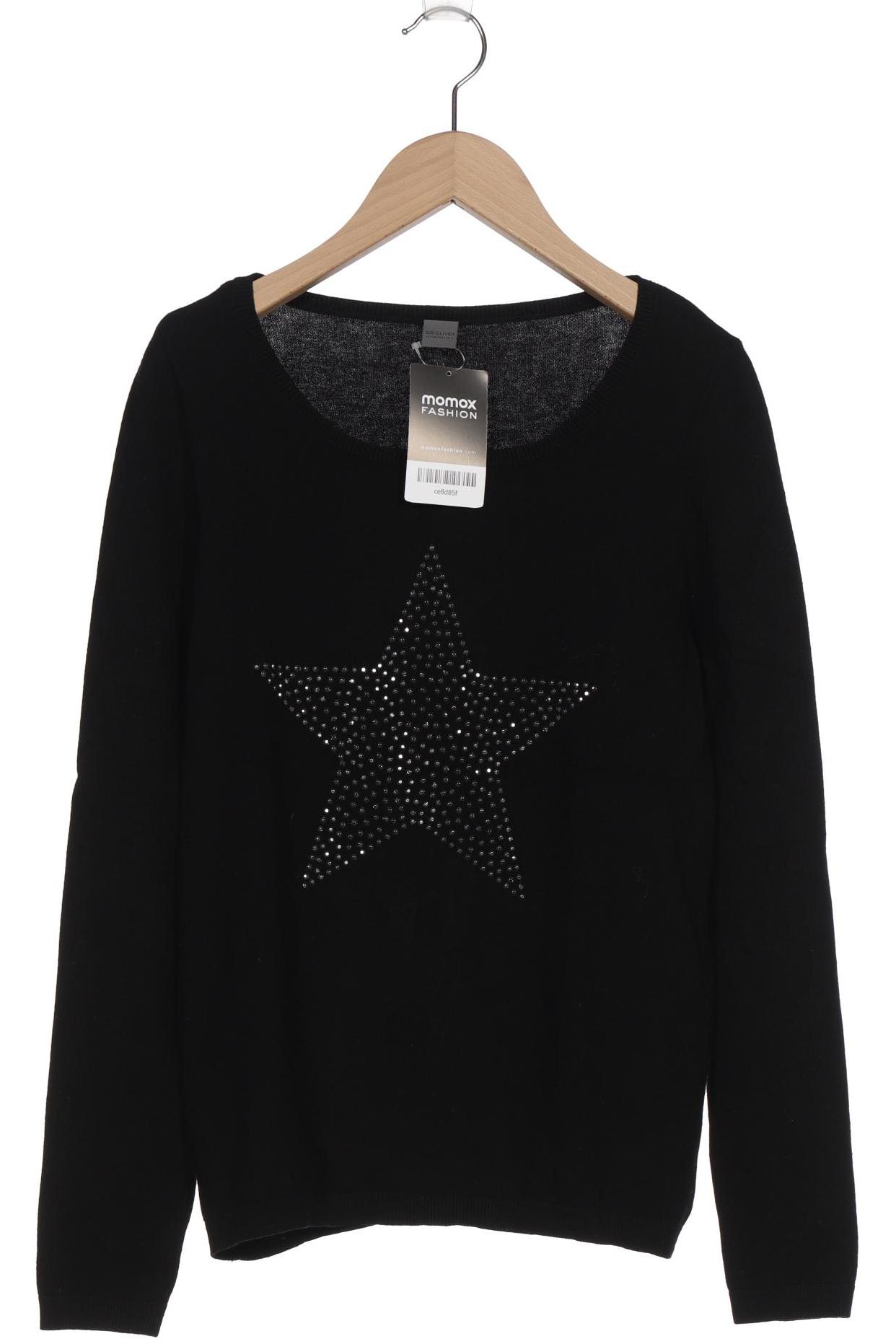 

s.Oliver Damen Pullover, schwarz, Gr. 34