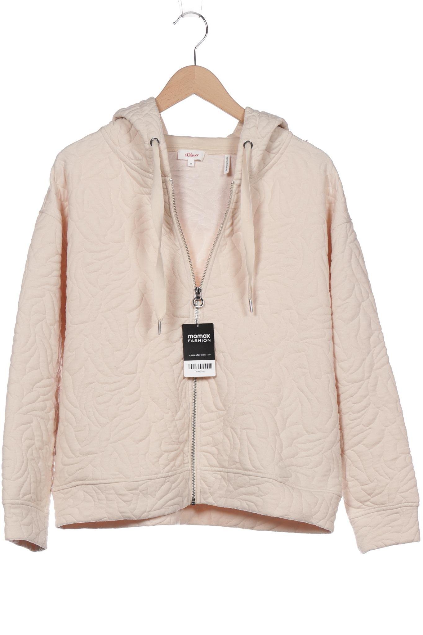 

s.Oliver Damen Kapuzenpullover, cremeweiß, Gr. 38