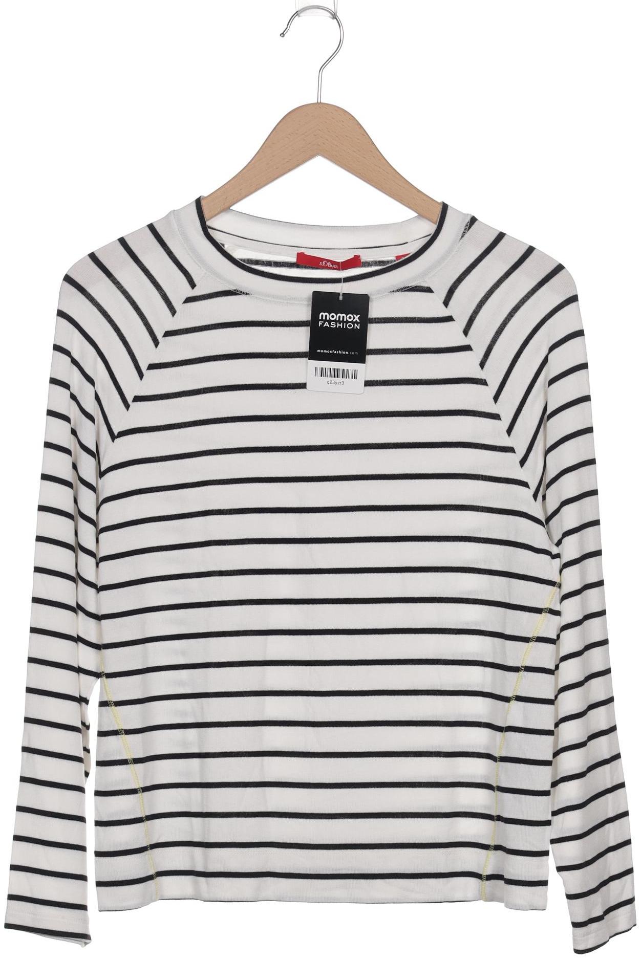

s.Oliver Damen Pullover, weiß, Gr. 36