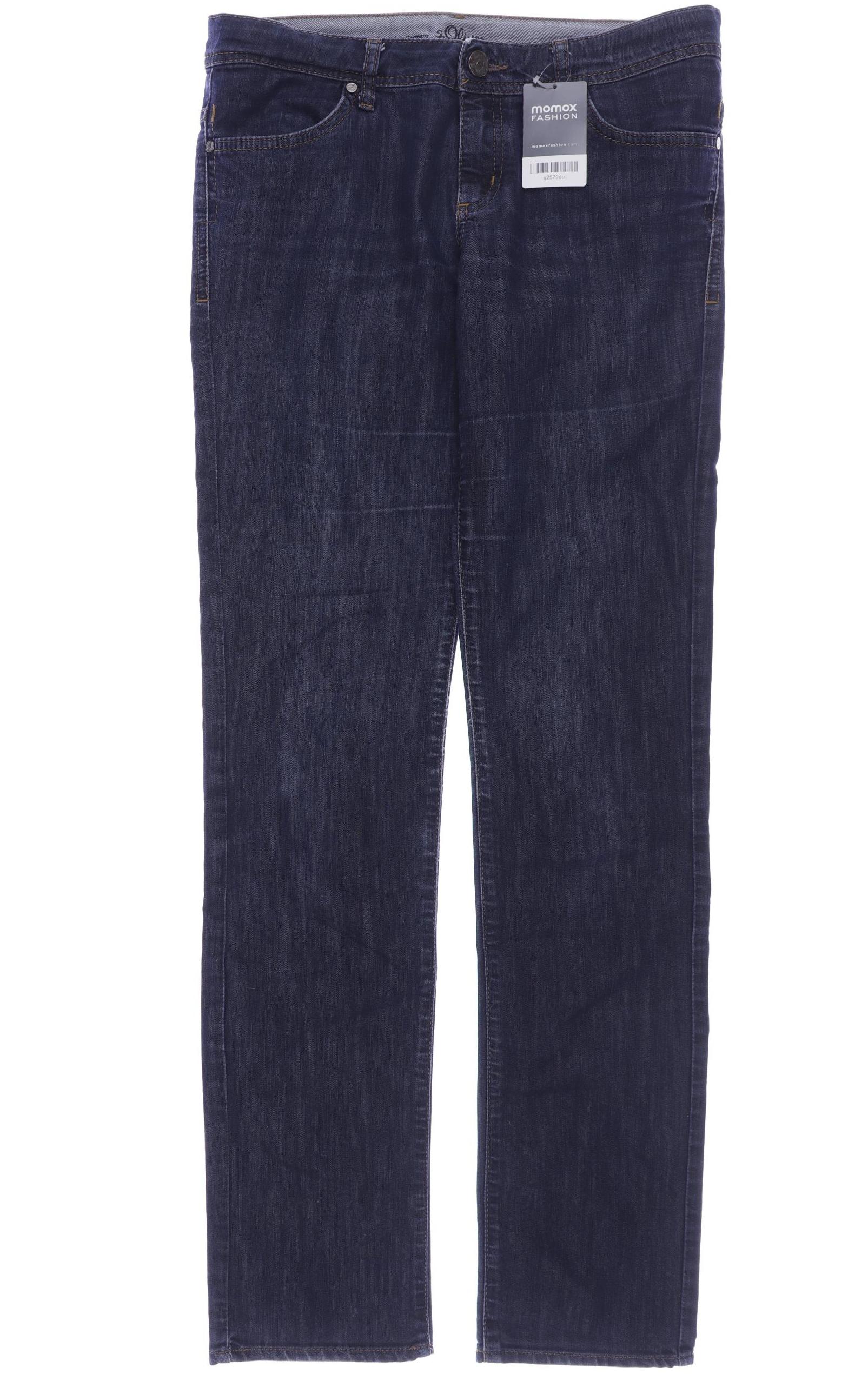 

s.Oliver Damen Jeans, marineblau